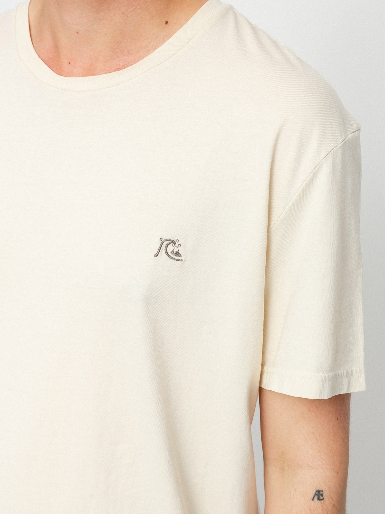 Quiksilver Basic Bubble Embroidery Póló (oatmeal)