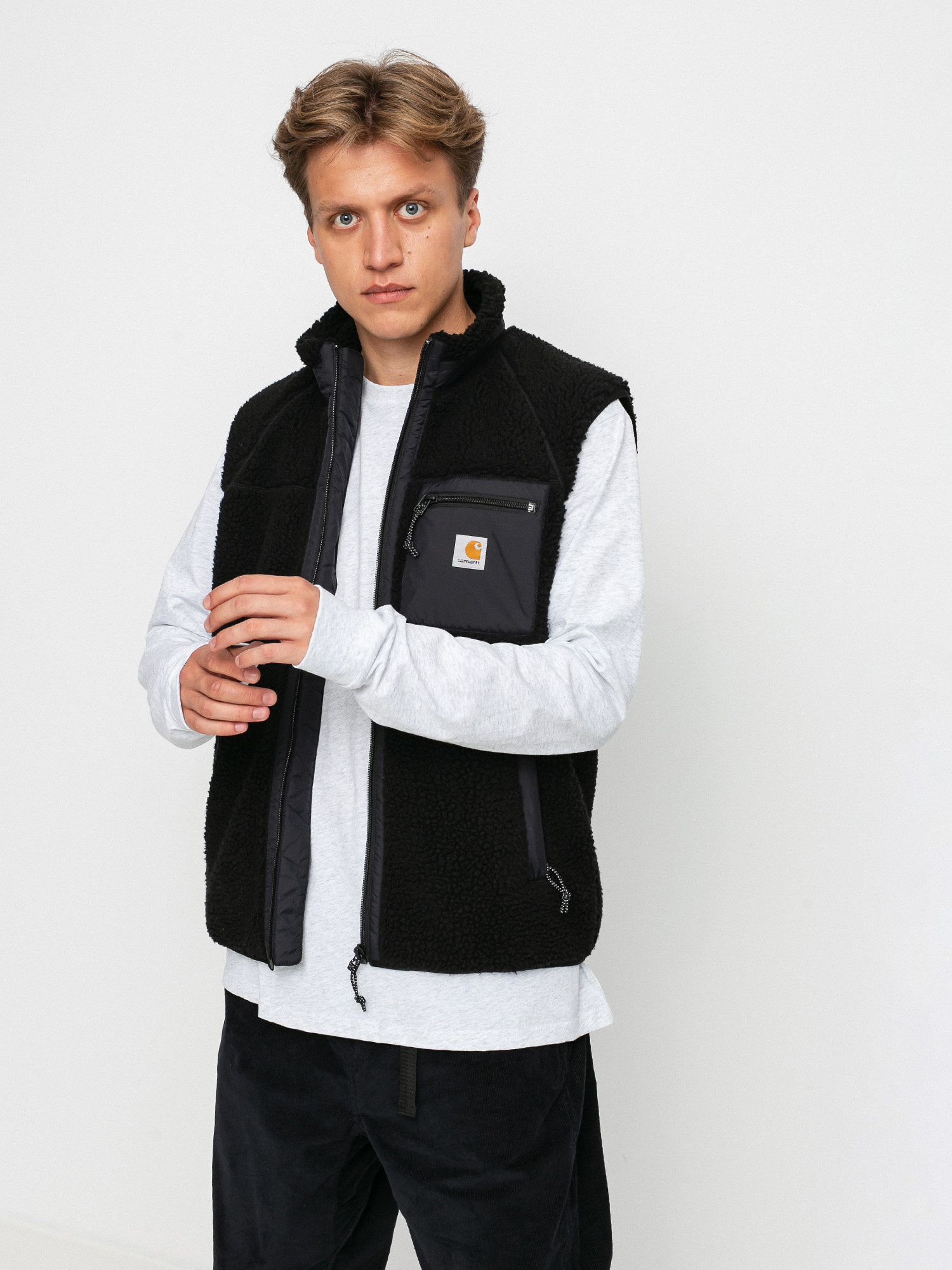 Carhartt WIP Prentis Liner Mellény (black/black)