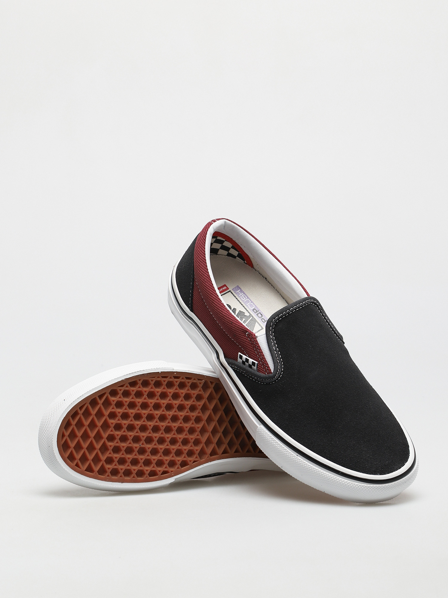 Vans Skate Slip On Cipők (asphalt/pomegranate)