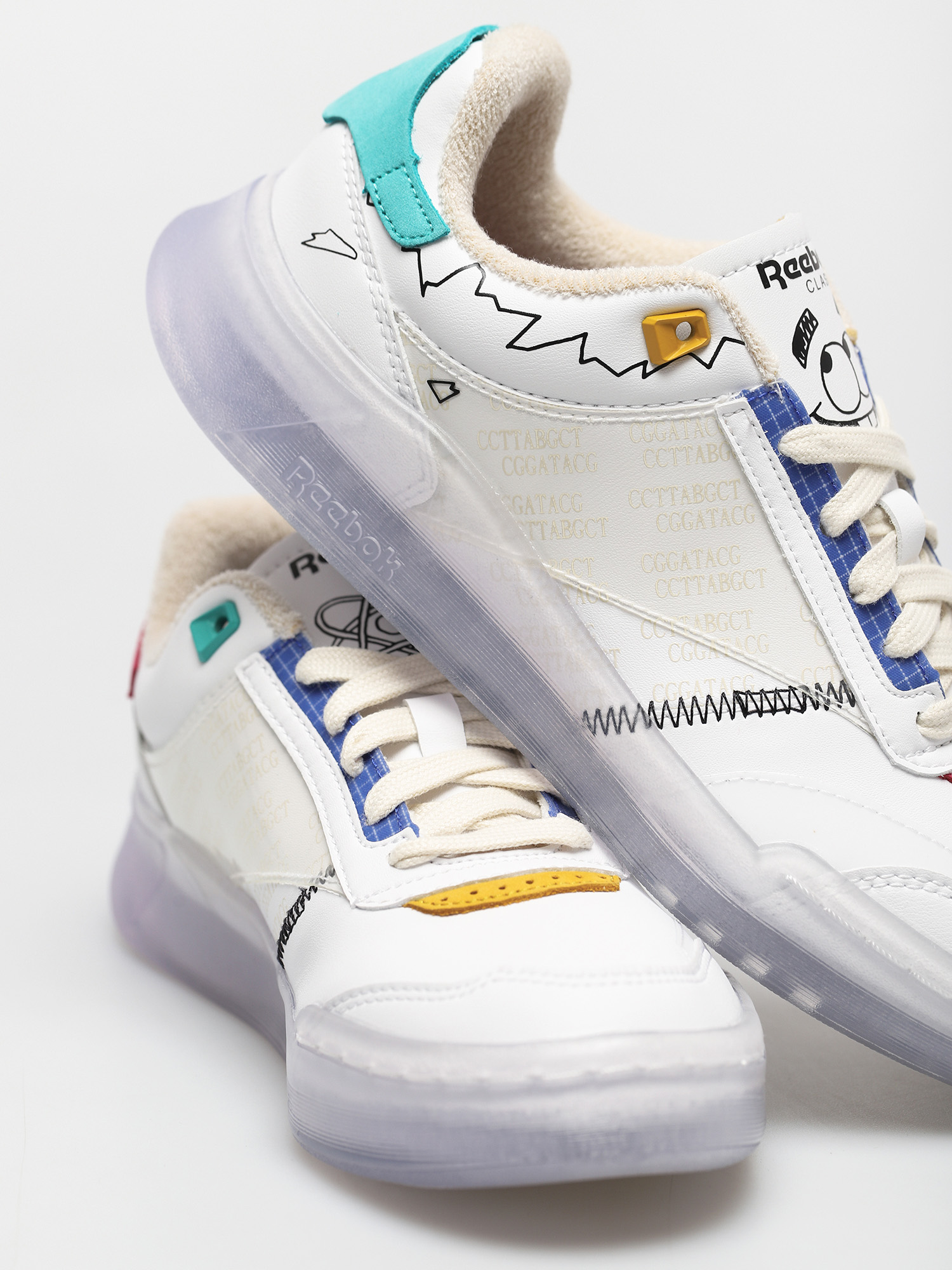 Reebok X Jurassic Park Club C Legacy Cipők (ftwwht/clawht/black)