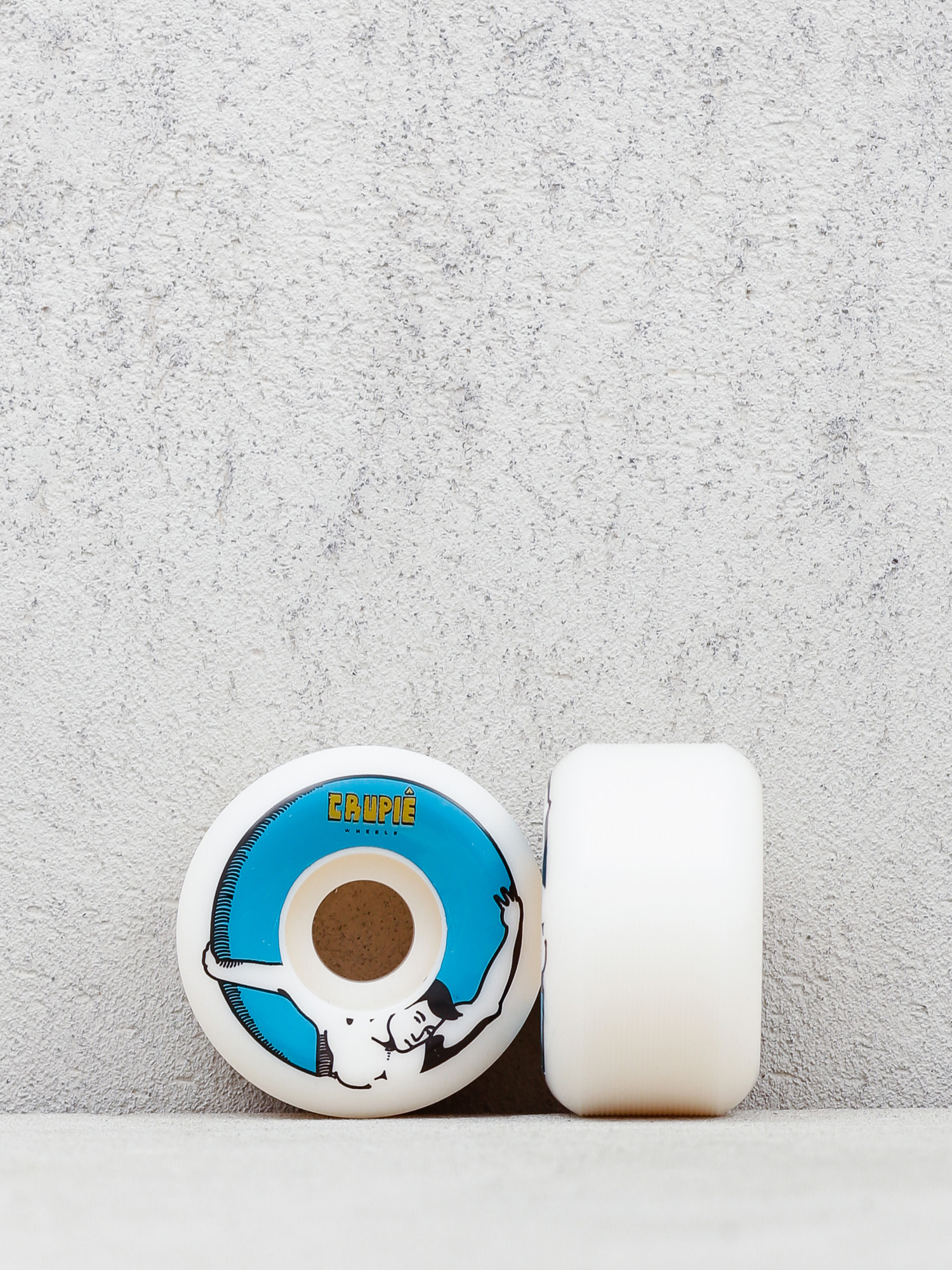 Crupie Apex Flatspot Resist Gördeszka kerék (white/blue)