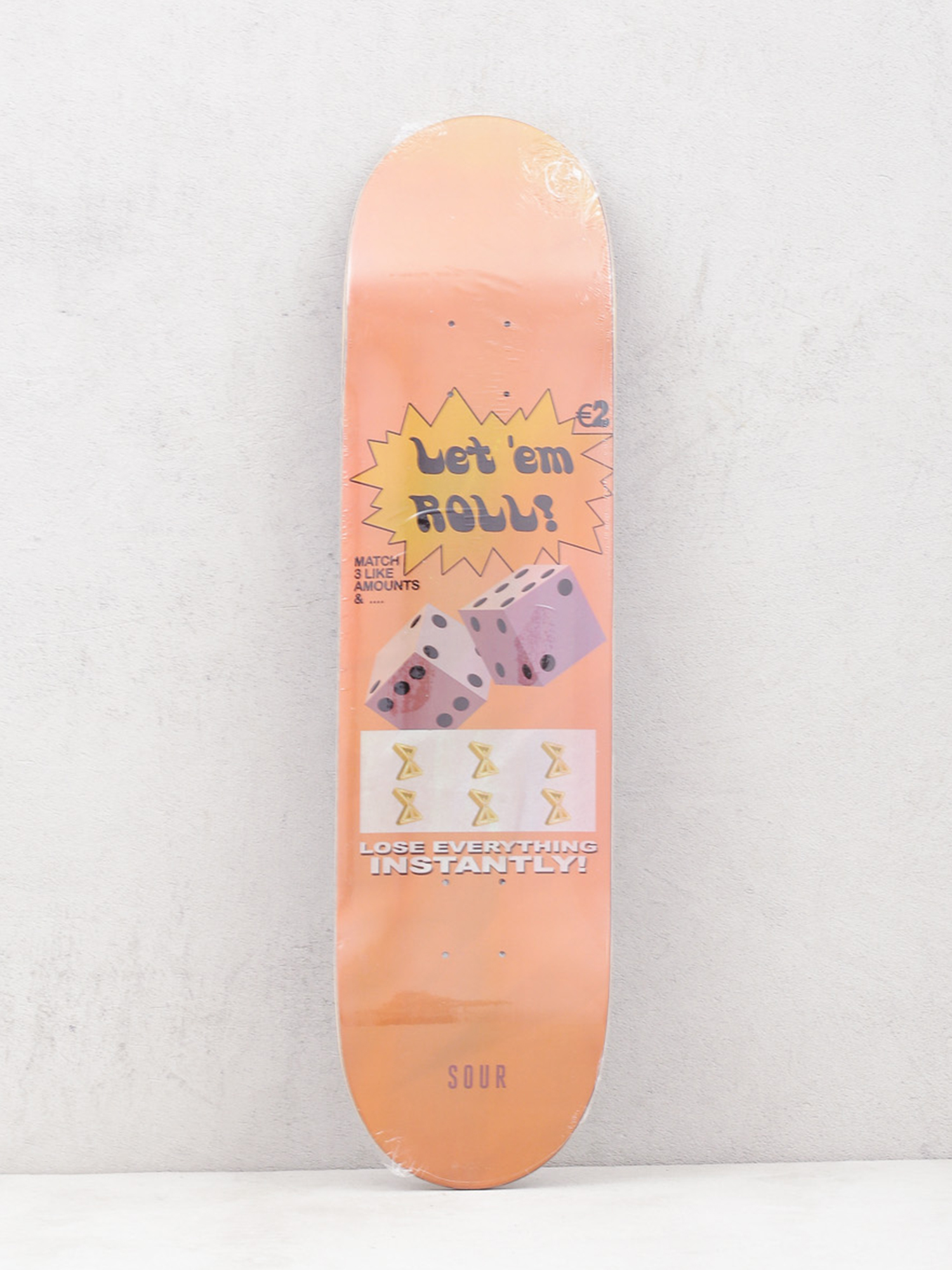 Sour Solution Scratchcard Gördeszka lap (coral)