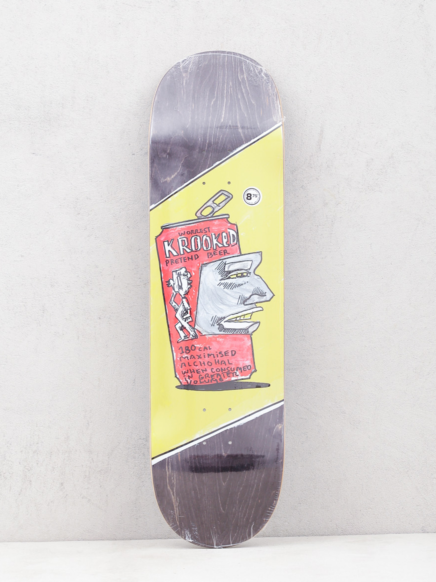 Krooked Worrest Pretendbeer Gördeszka lap (black)