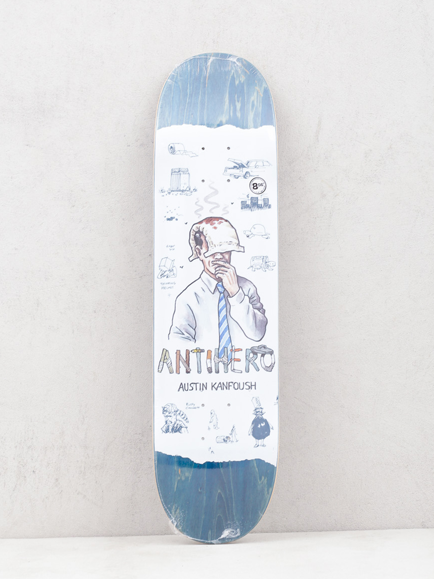 Antihero Kanfoush Recycling Gördeszka lap (teal)