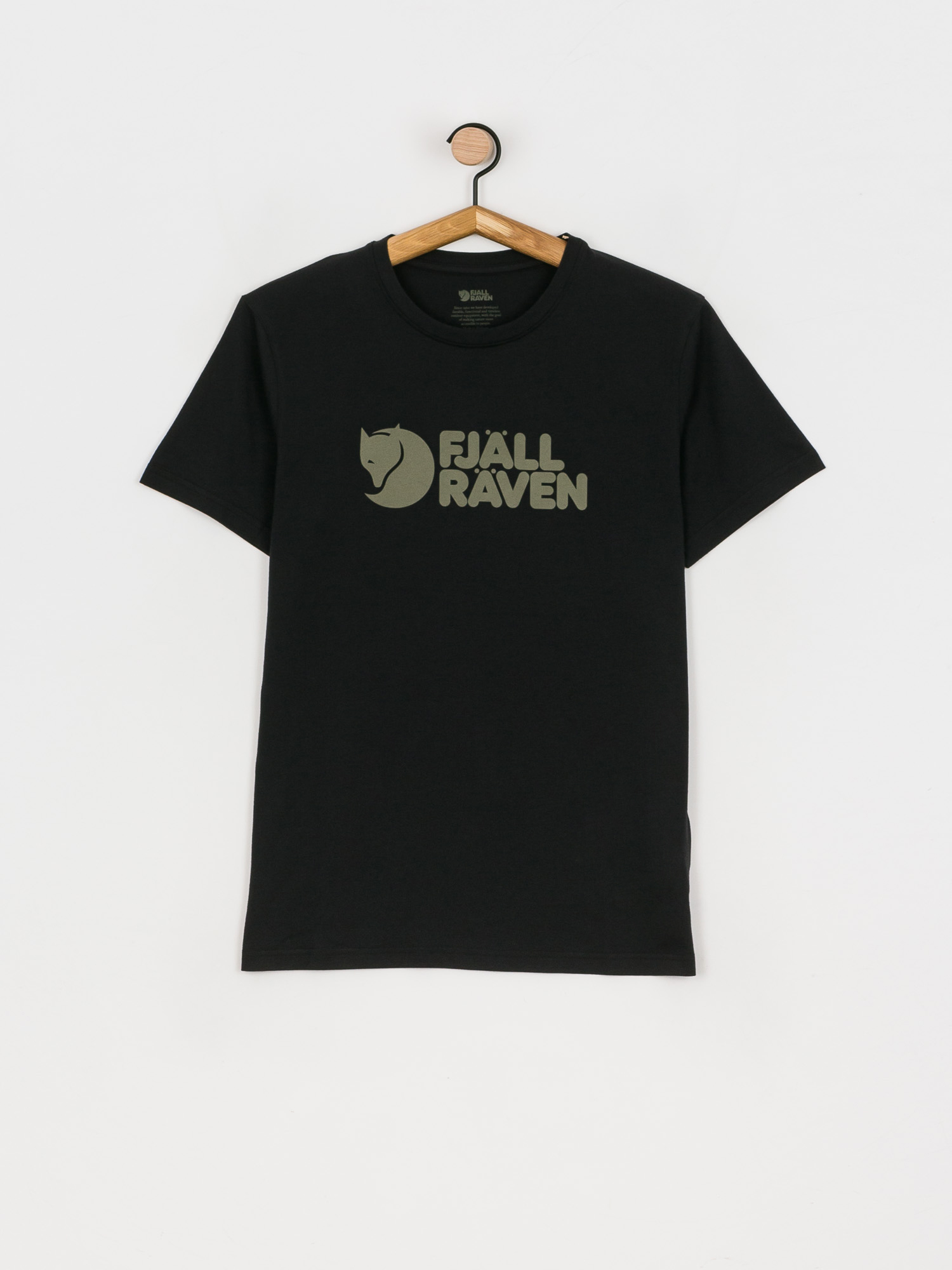 Fjallraven Logo póló (black)