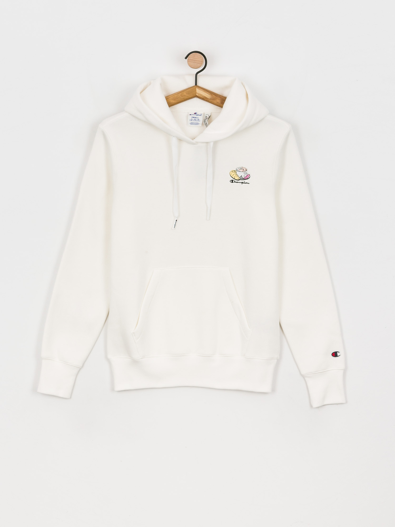 Champion Sweatshirt HD 114694 Kapucnis pulóver Wmn (wht)