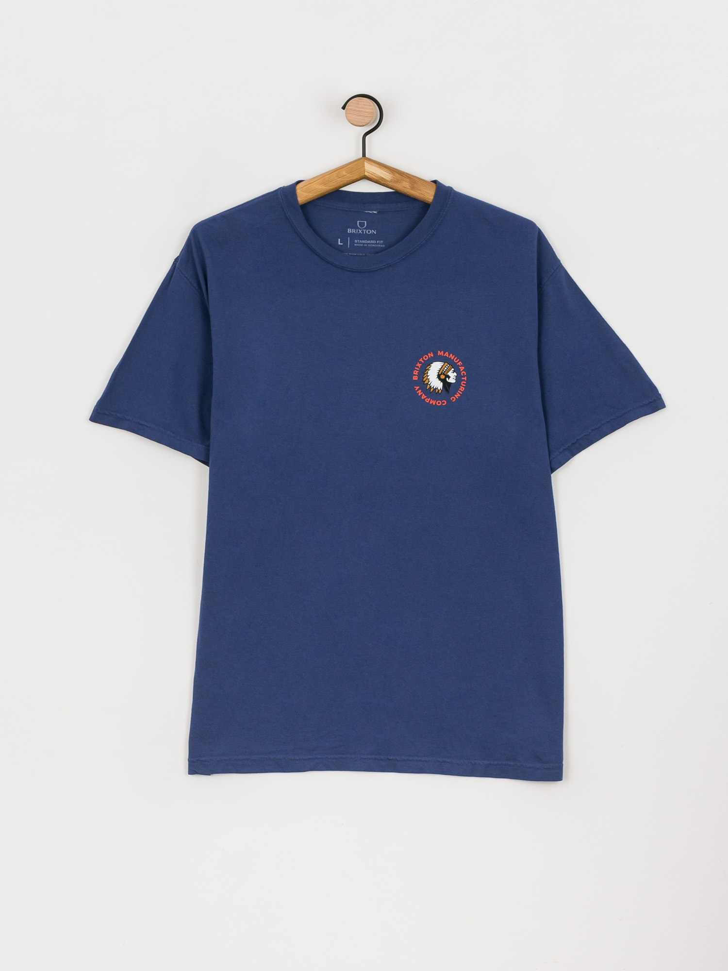 Brixton Rival Stamp Stt póló (joe blue garment dye)