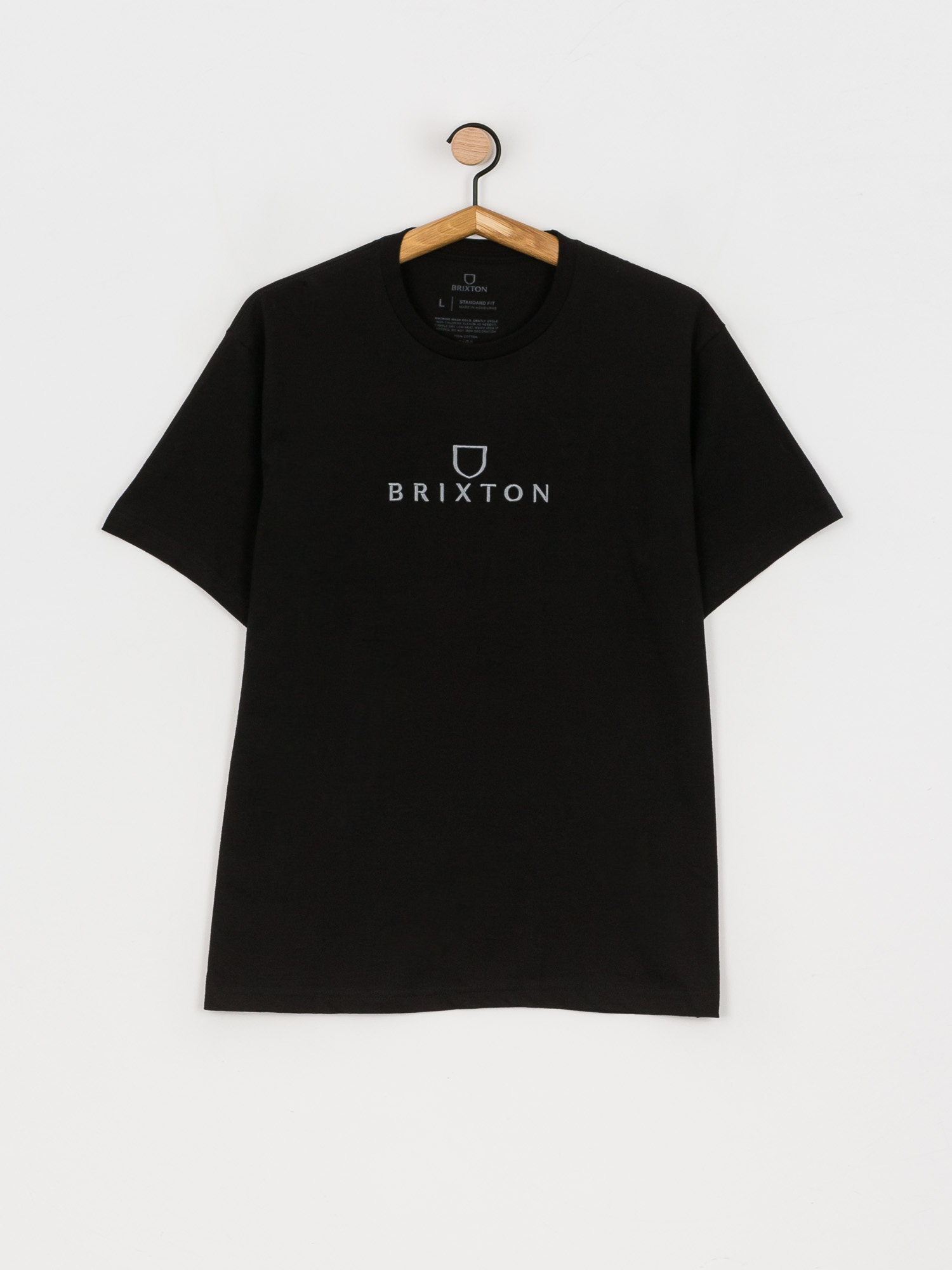 Brixton Alpha Thread Stt póló (black/grey)