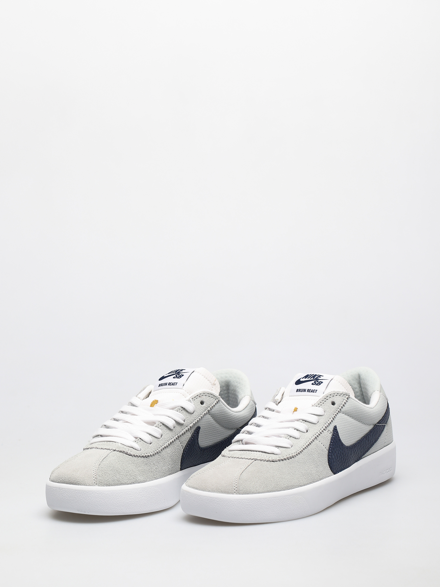 Nike SB Bruin React Cipők (grey haze/midnight navy grey haze white)