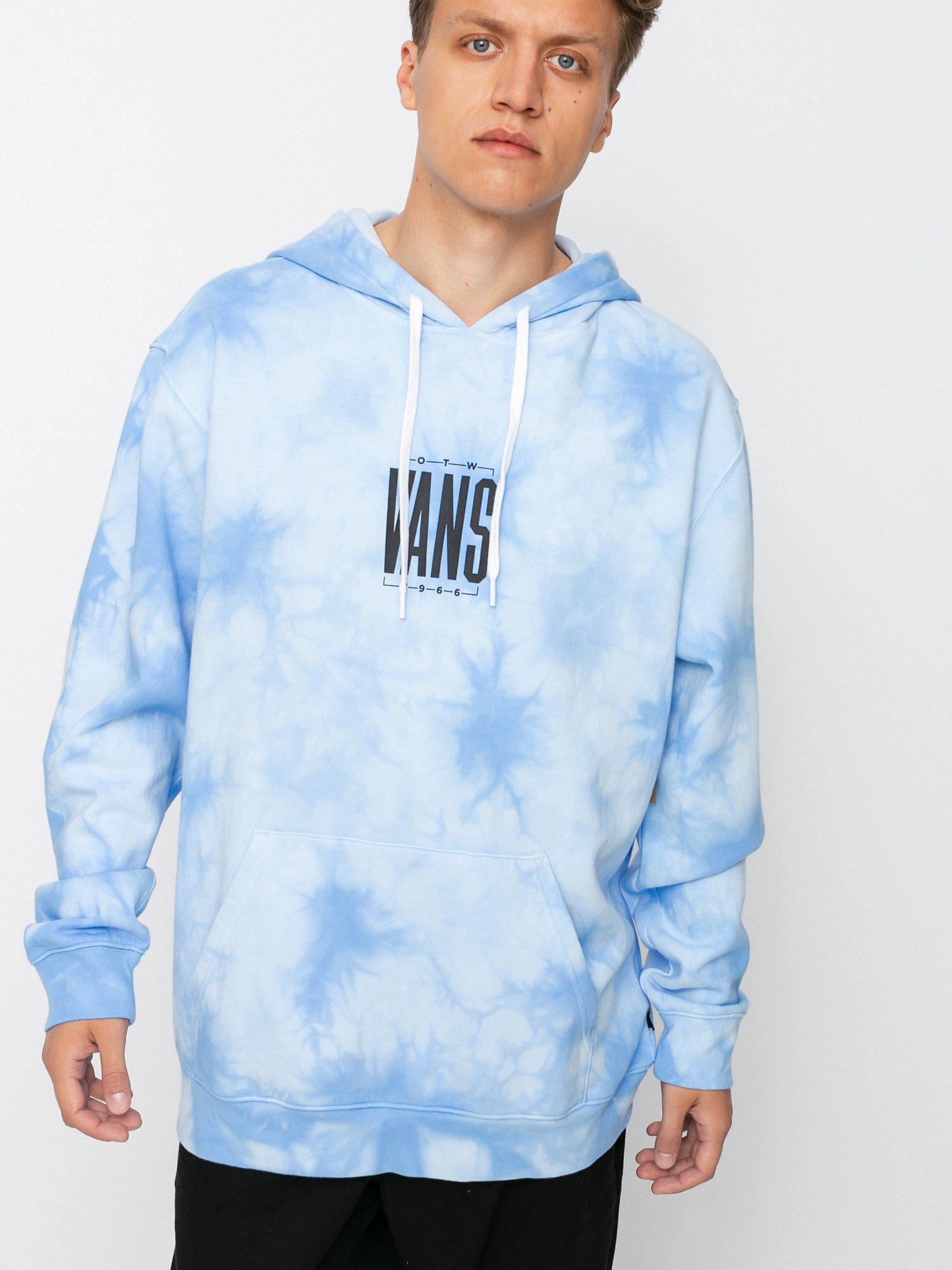 Vans Tall Type Tie Dye HD Kapucnis pulóver (nautical blue/tie dye)