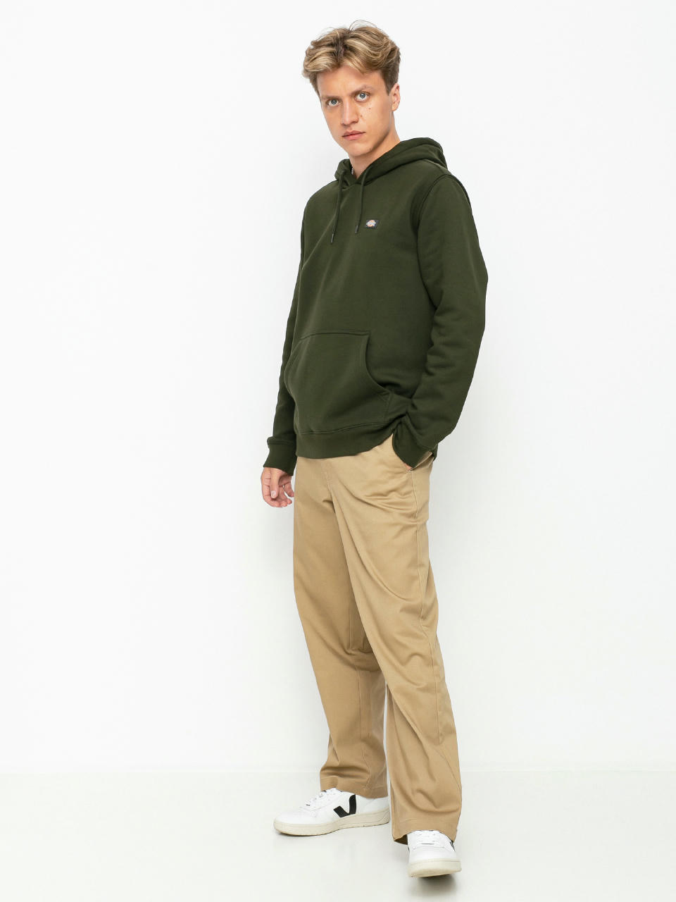 Dickies Oakport HD Kapucnis pulóver (olive green)