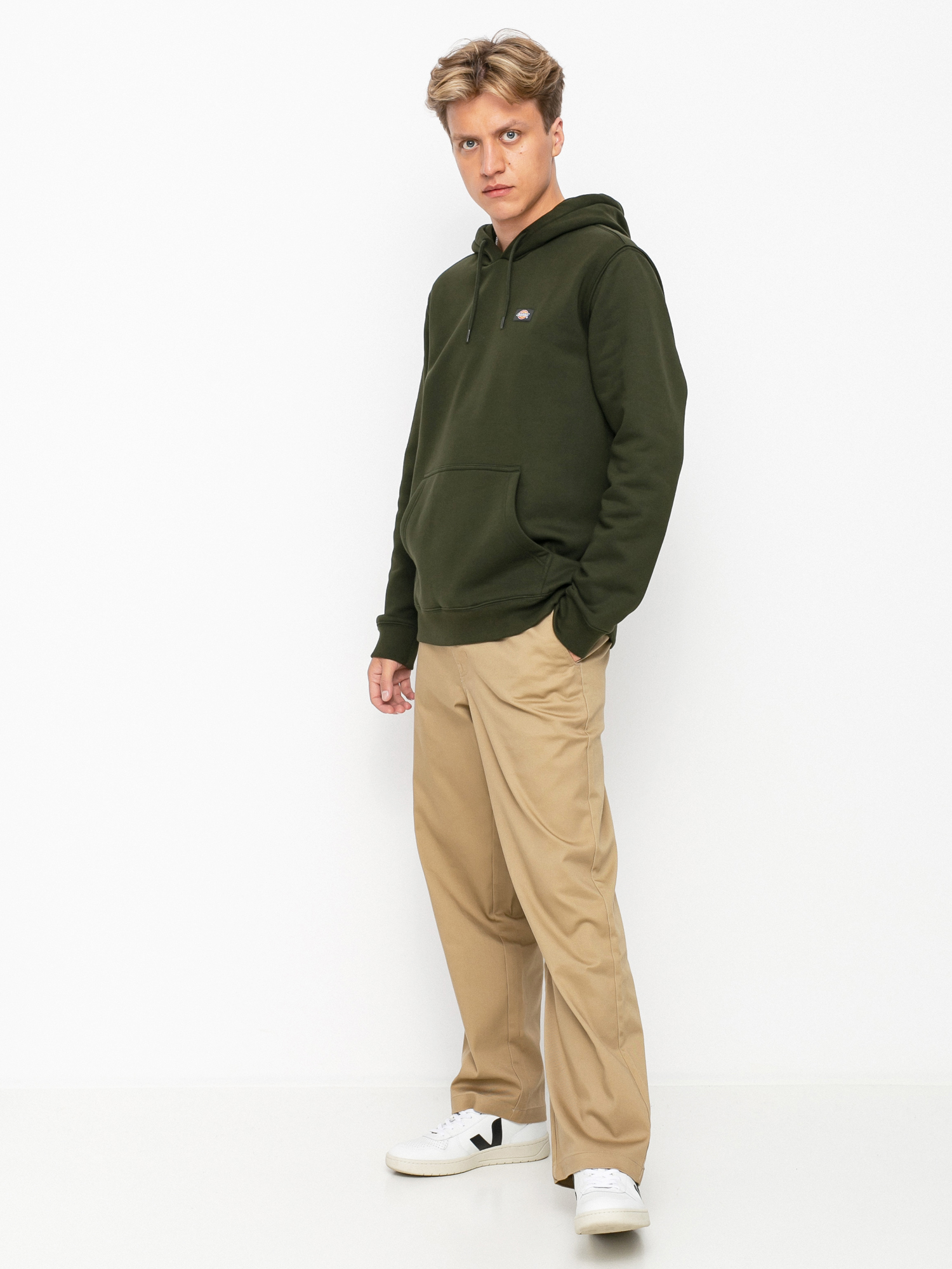 Dickies Oakport HD Kapucnis pulóver (olive green)