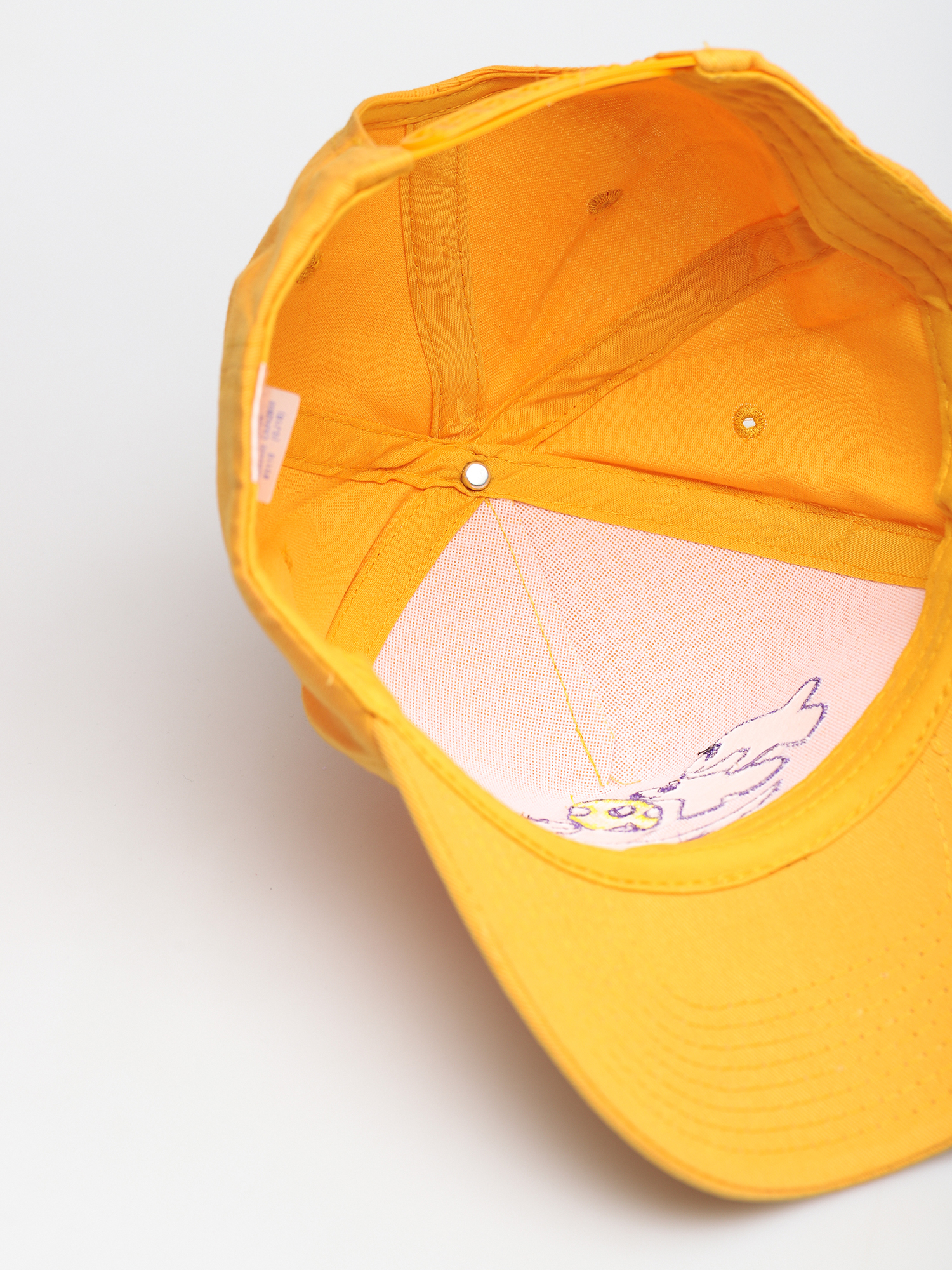 Frog Skateboards Dino Logo 5 Panel Baseball sapka (yellow)