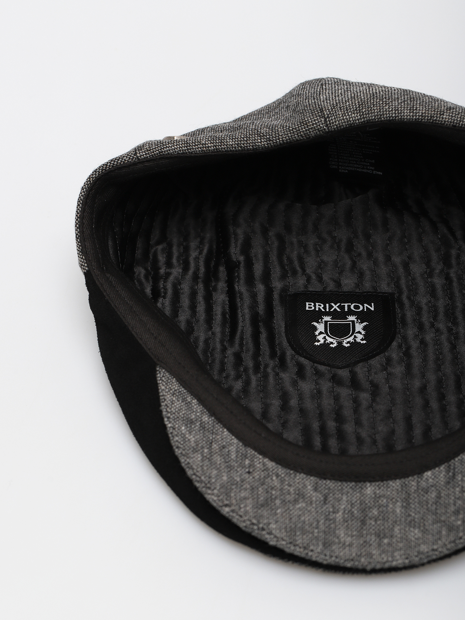 Brixton Hooligan Snap Cap Flat cap (grey/black cb)