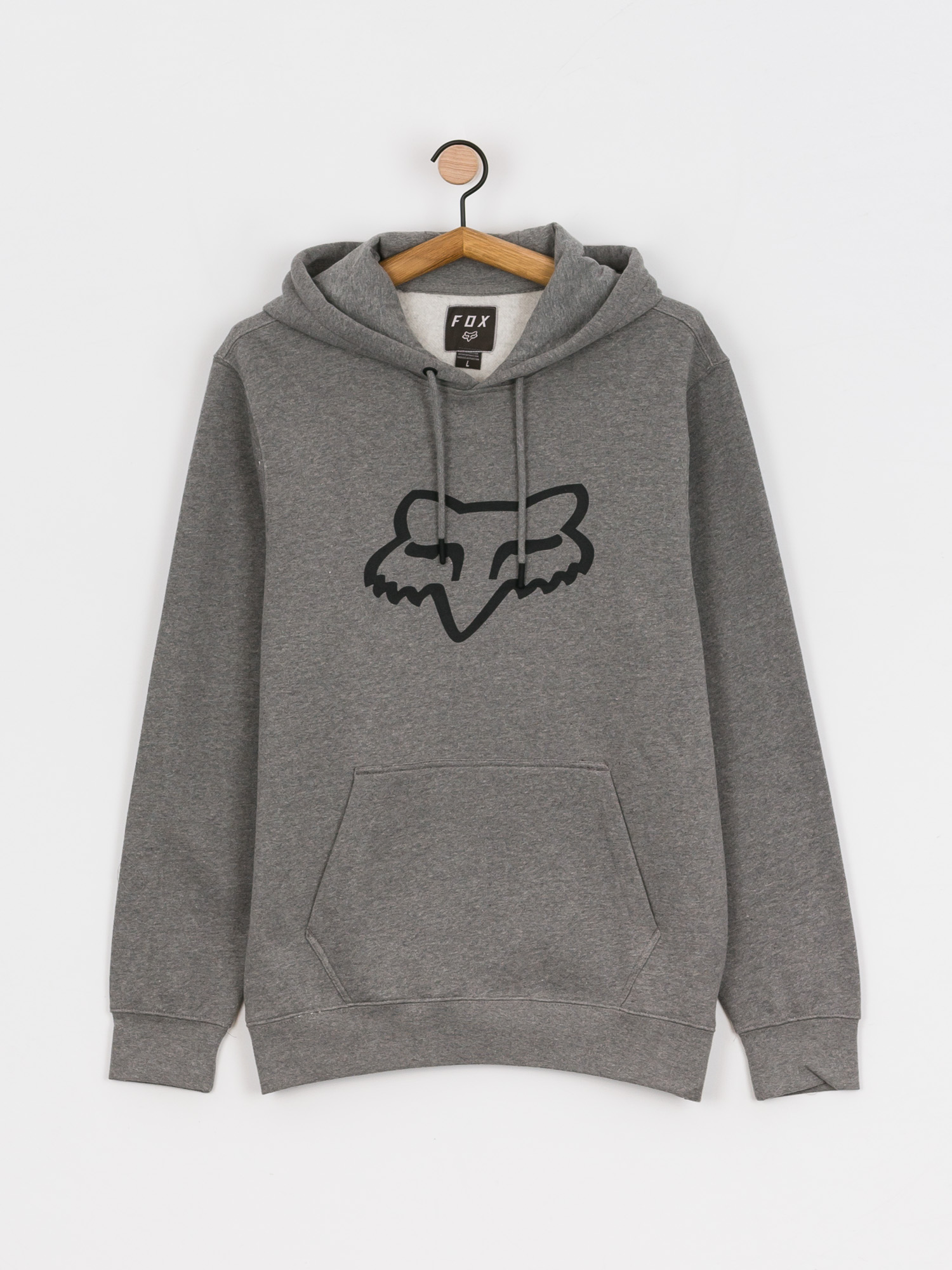 Kapucnis pulóver Fox Legacy Fox Head HD (htr graph)