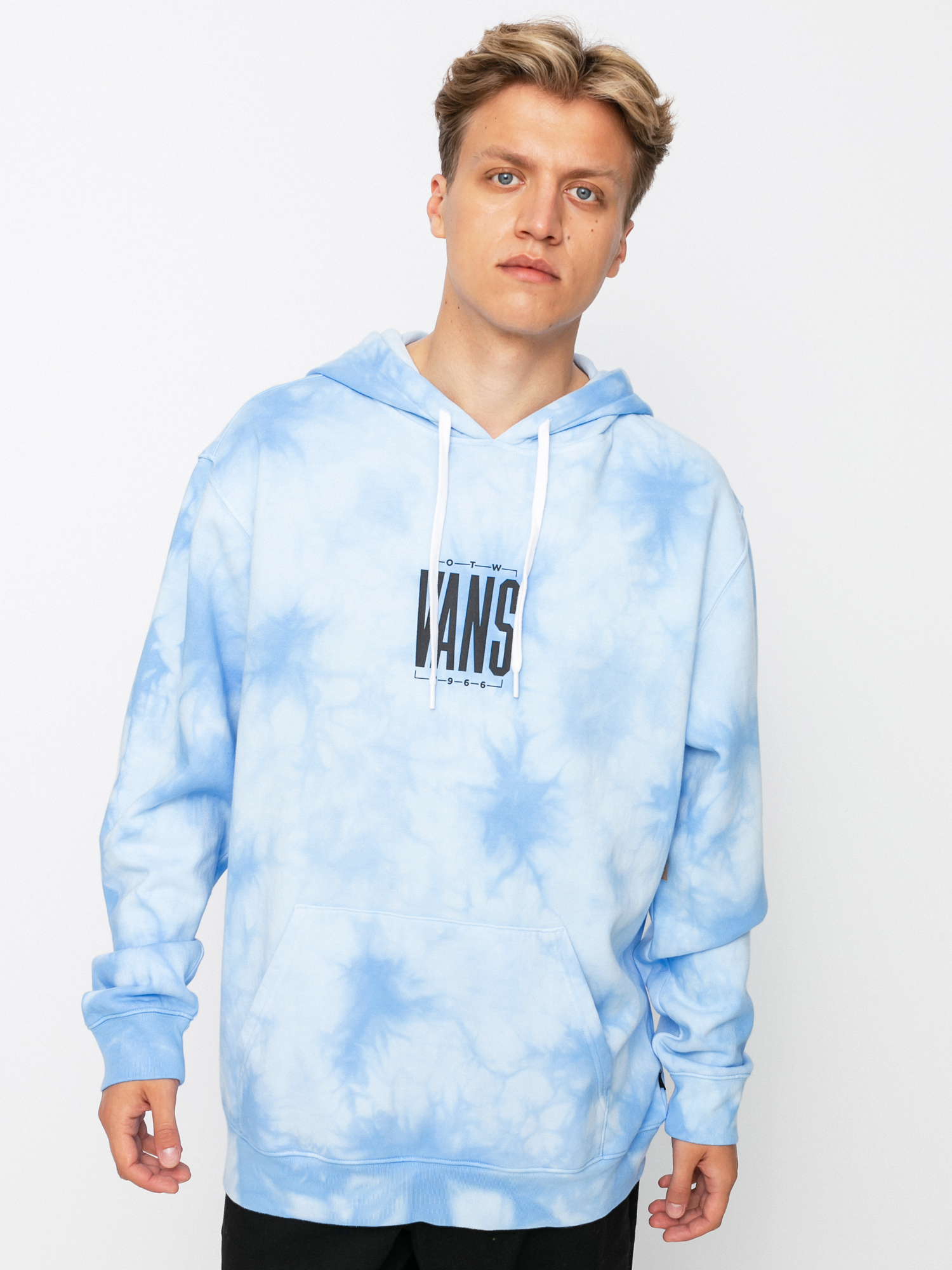 Vans Tall Type Tie Dye HD Kapucnis pulóver (nautical blue/tie dye)