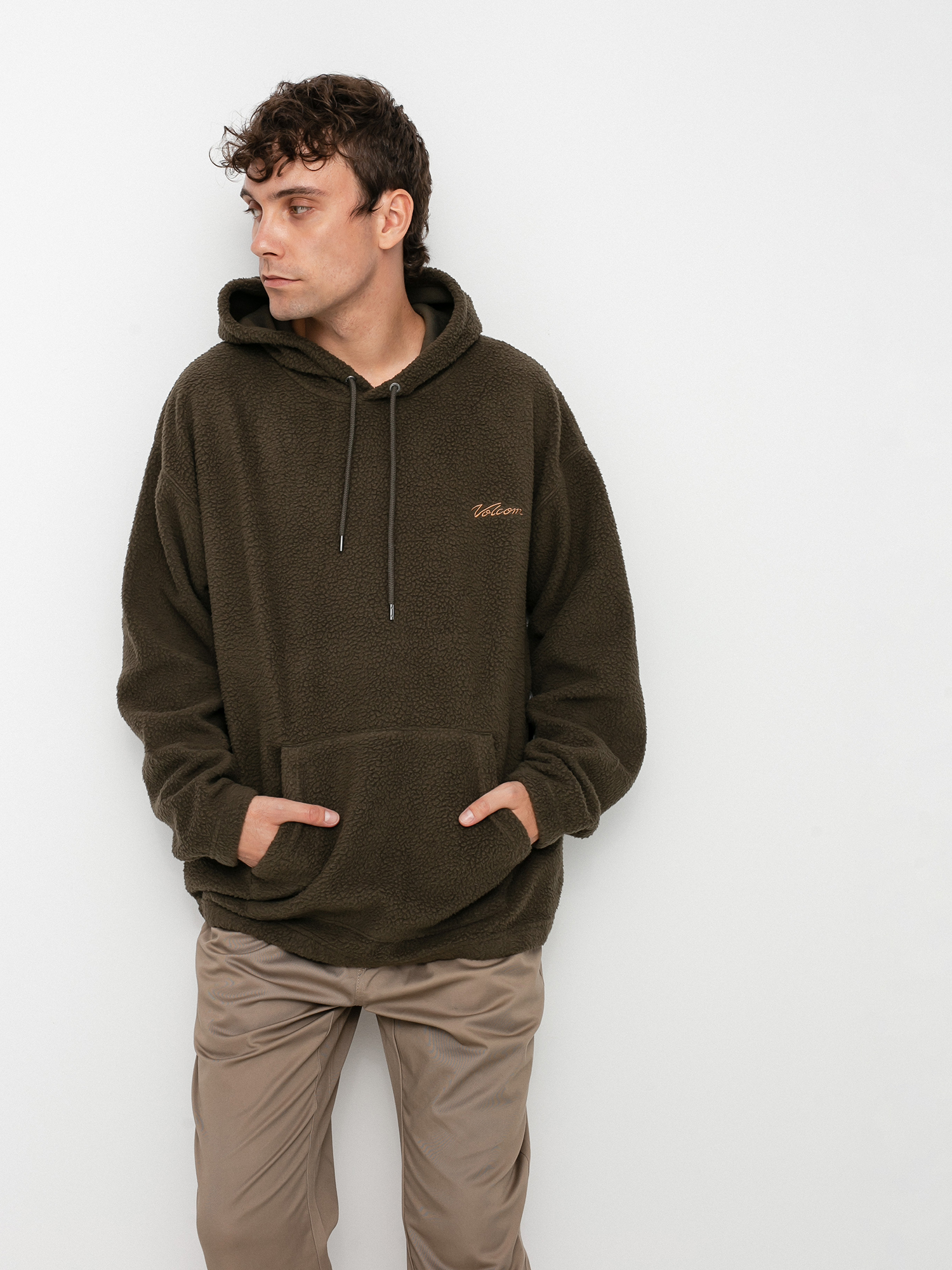 Volcom Throw Exceptions HD Kapucnis pulóver (wren)