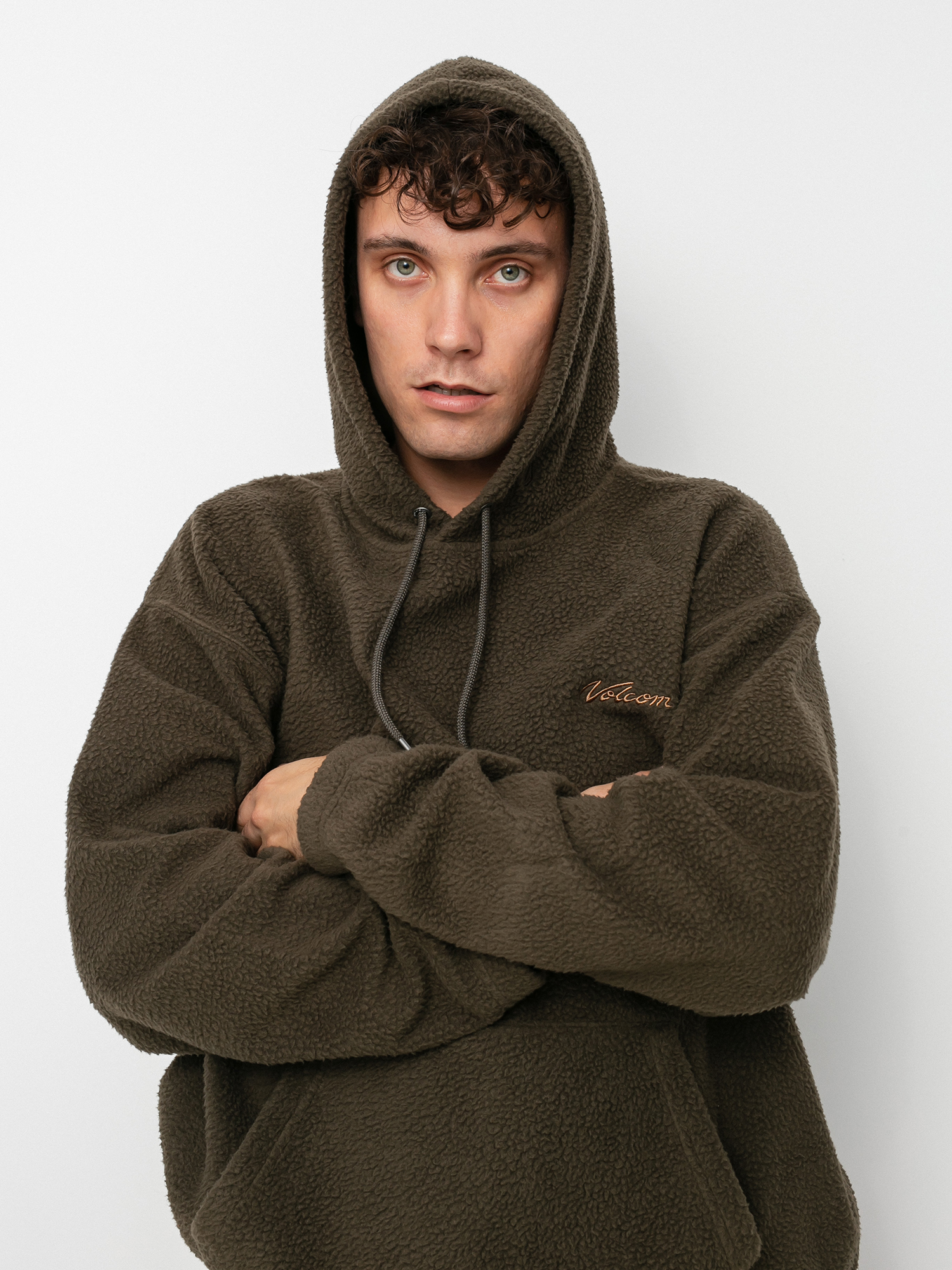 Volcom Throw Exceptions HD Kapucnis pulóver (wren)