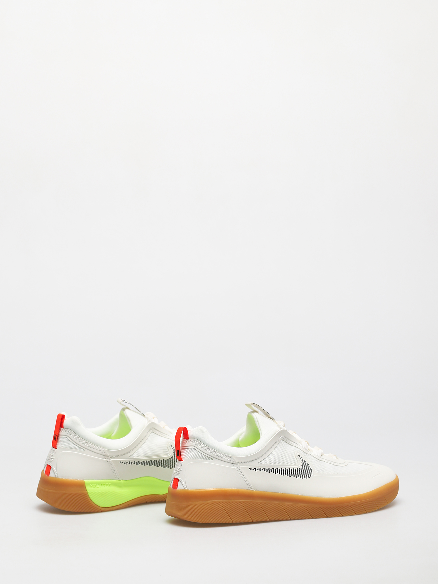 Nike SB Nyjah Free 2 Cipők (summit white/black bright crimson)