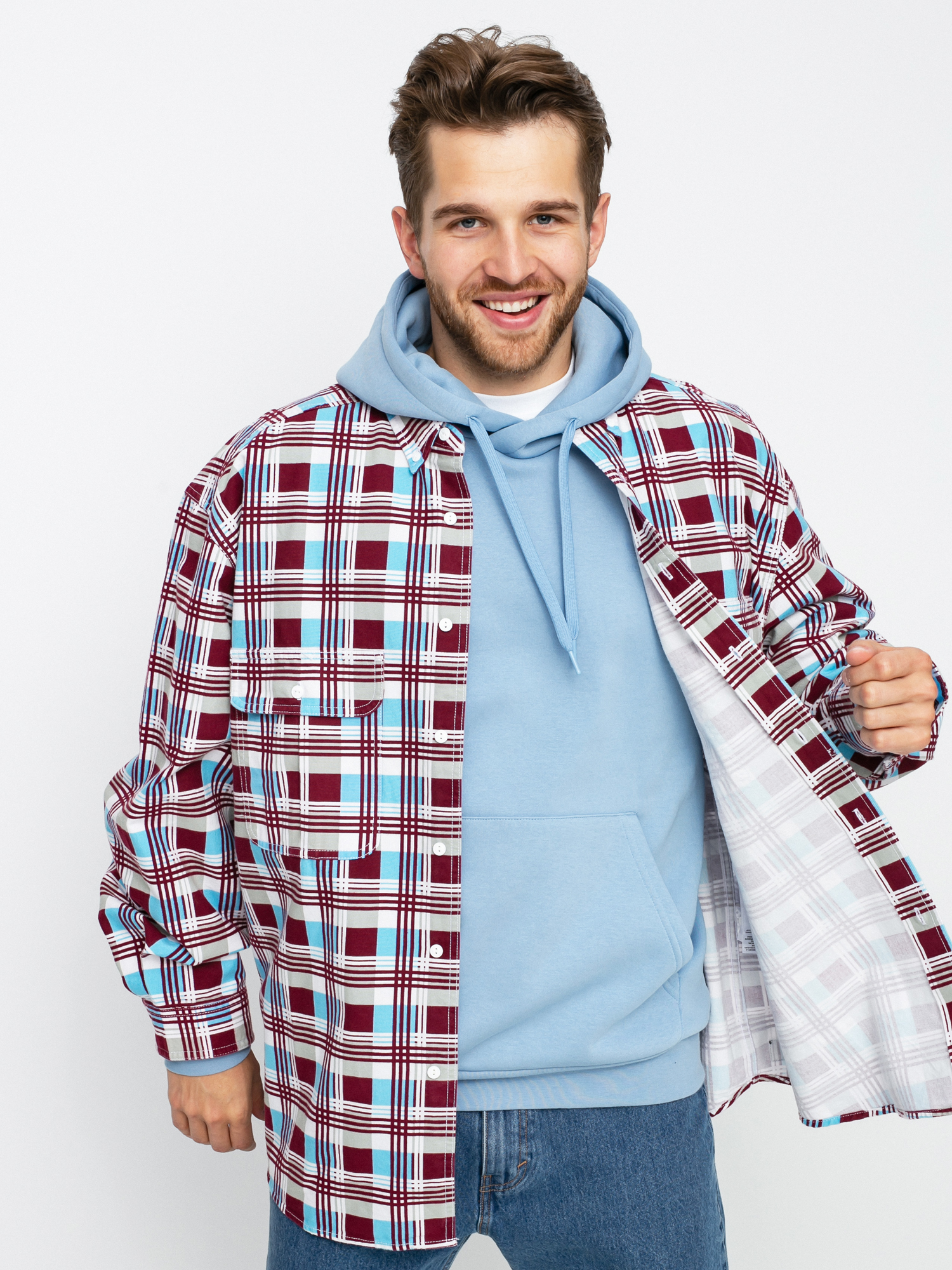 Levi's® Woven Printed Ing (burgundy blue)