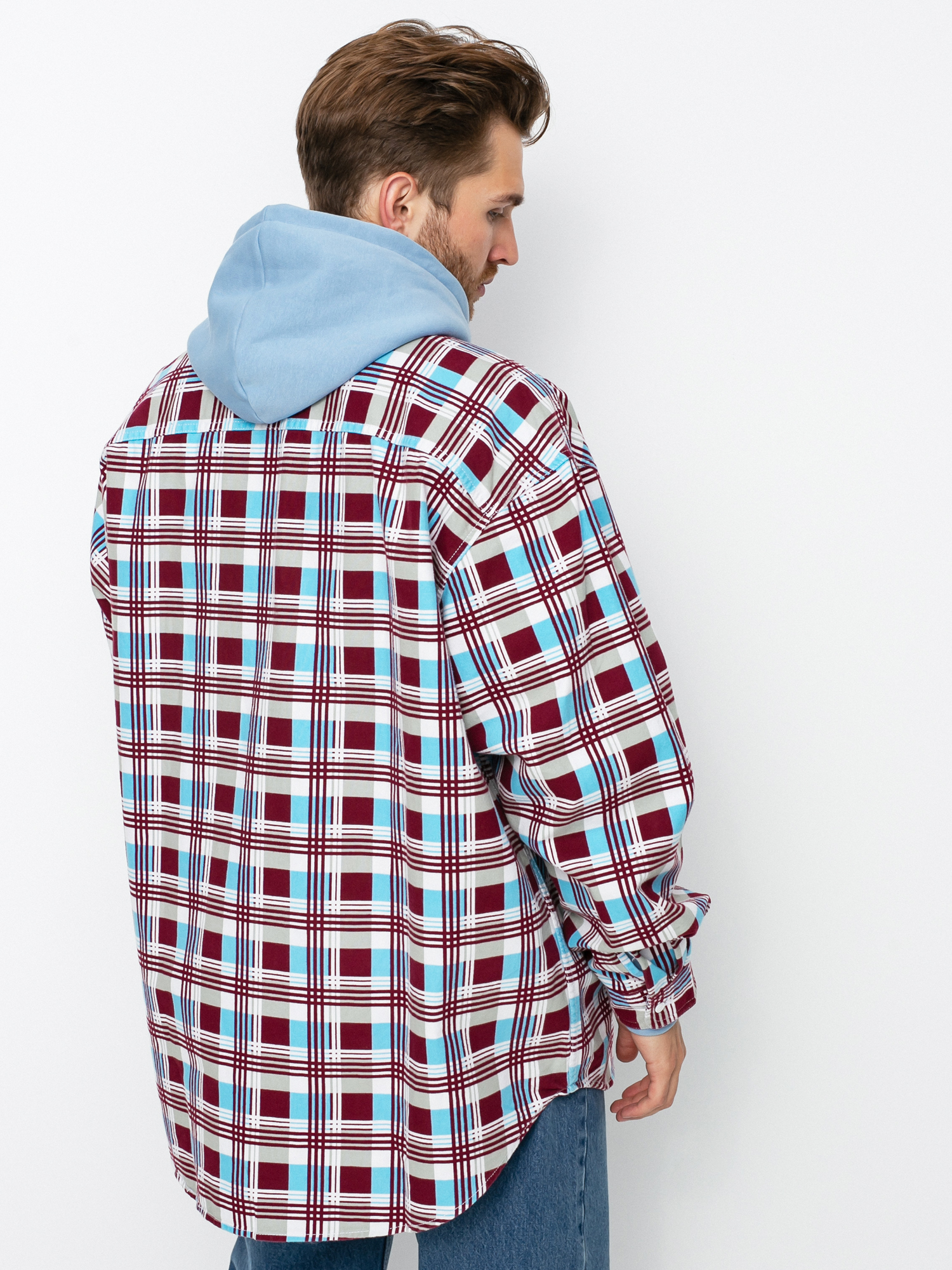 Levi's® Woven Printed Ing (burgundy blue)