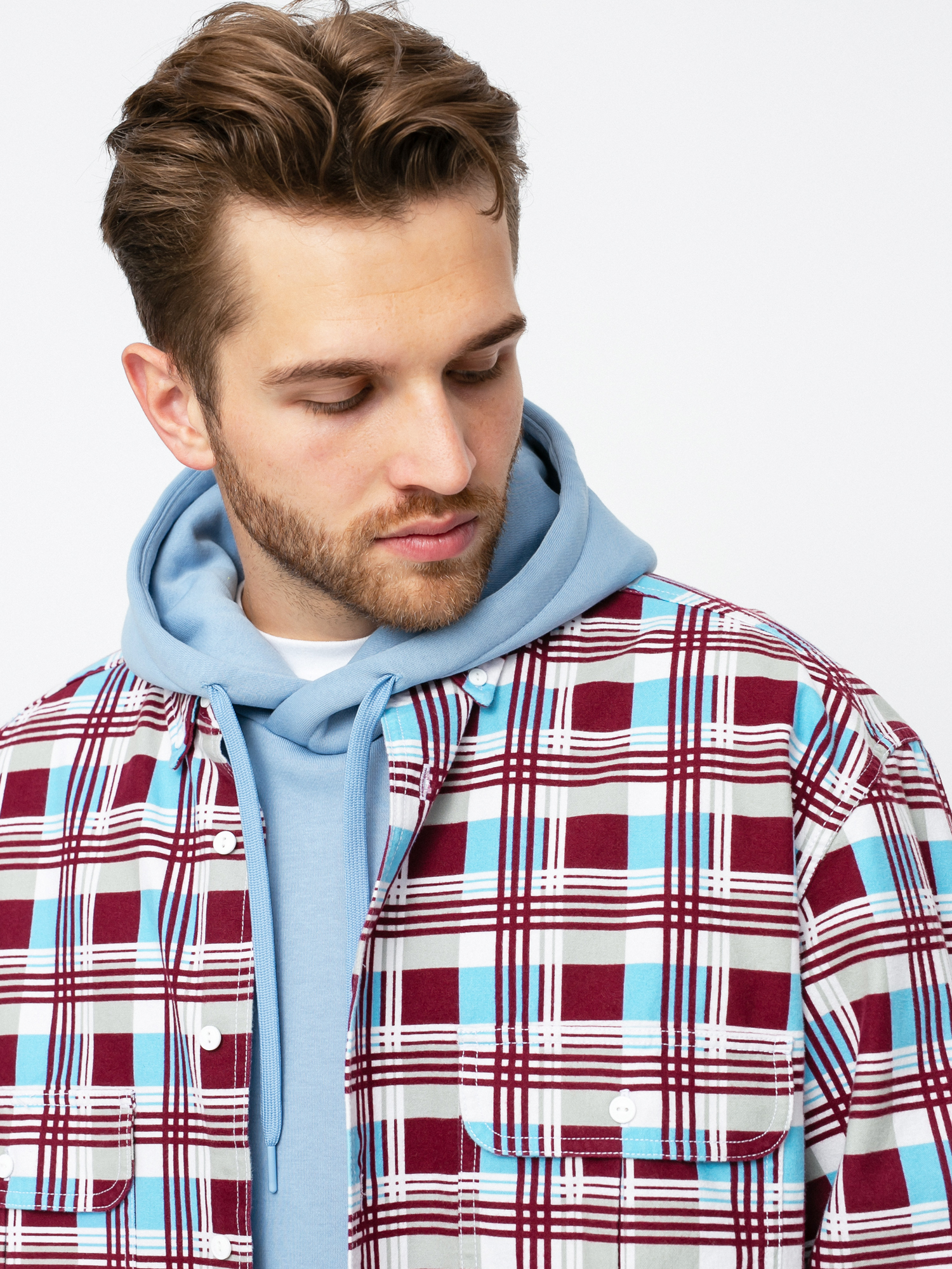 Levi's® Woven Printed Ing (burgundy blue)