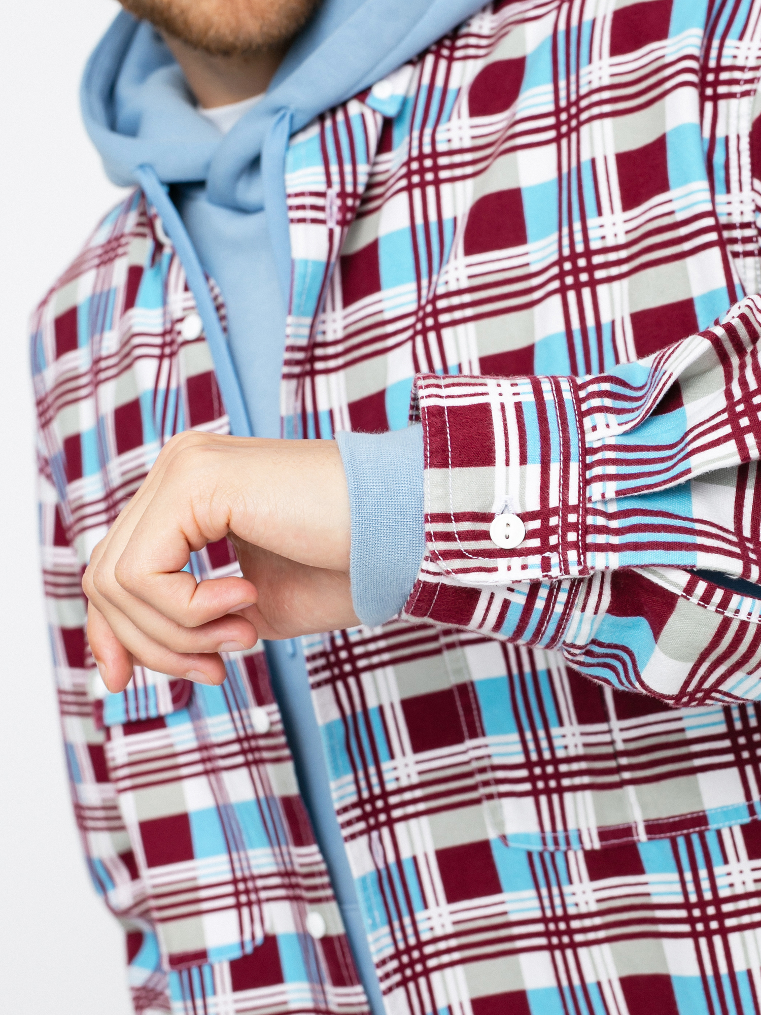 Levi's® Woven Printed Ing (burgundy blue)