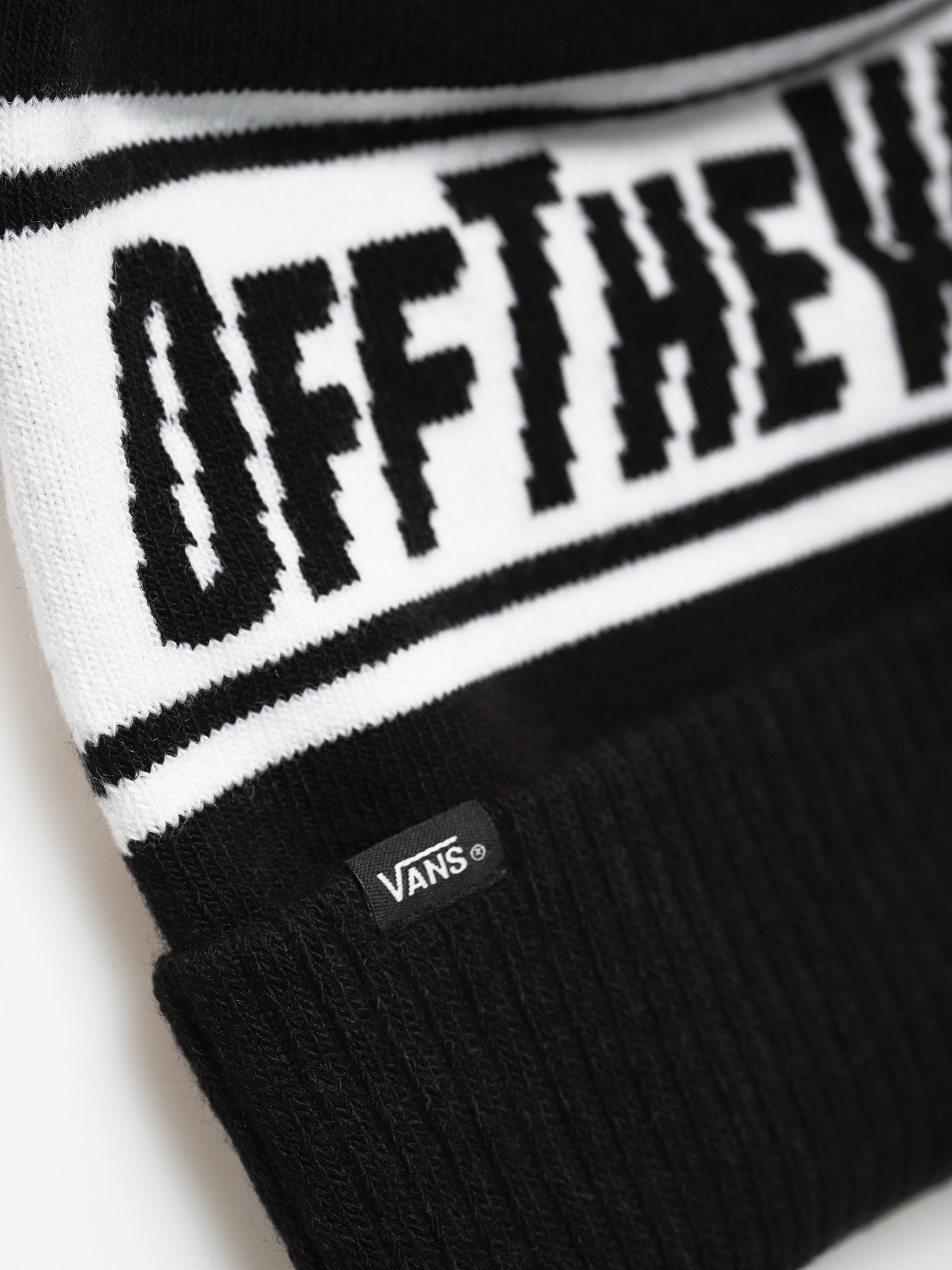 Vans Off The Wall Pom Sapka (black/white)