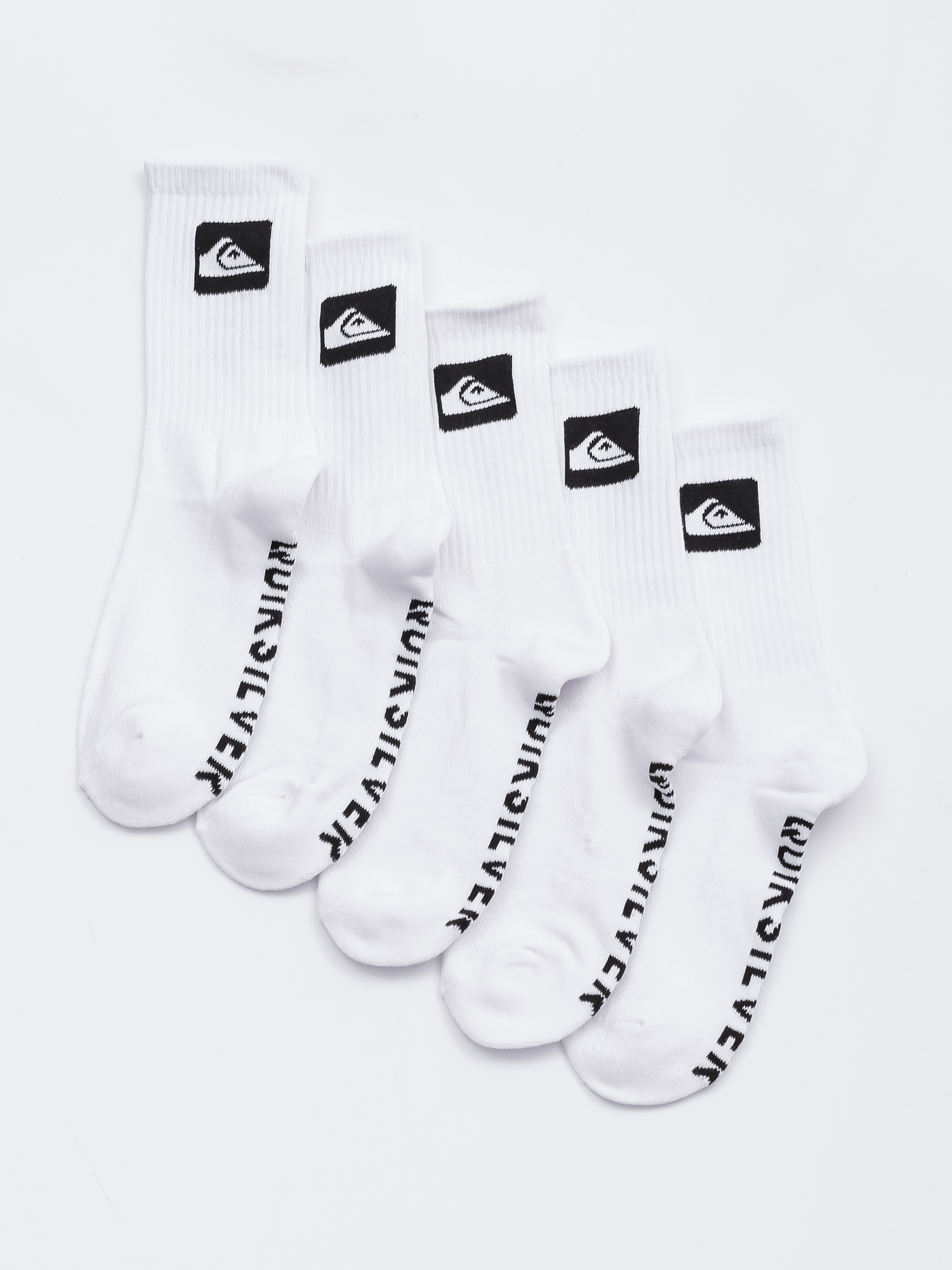 Quiksilver 5 Crew Pack Zokni (white)