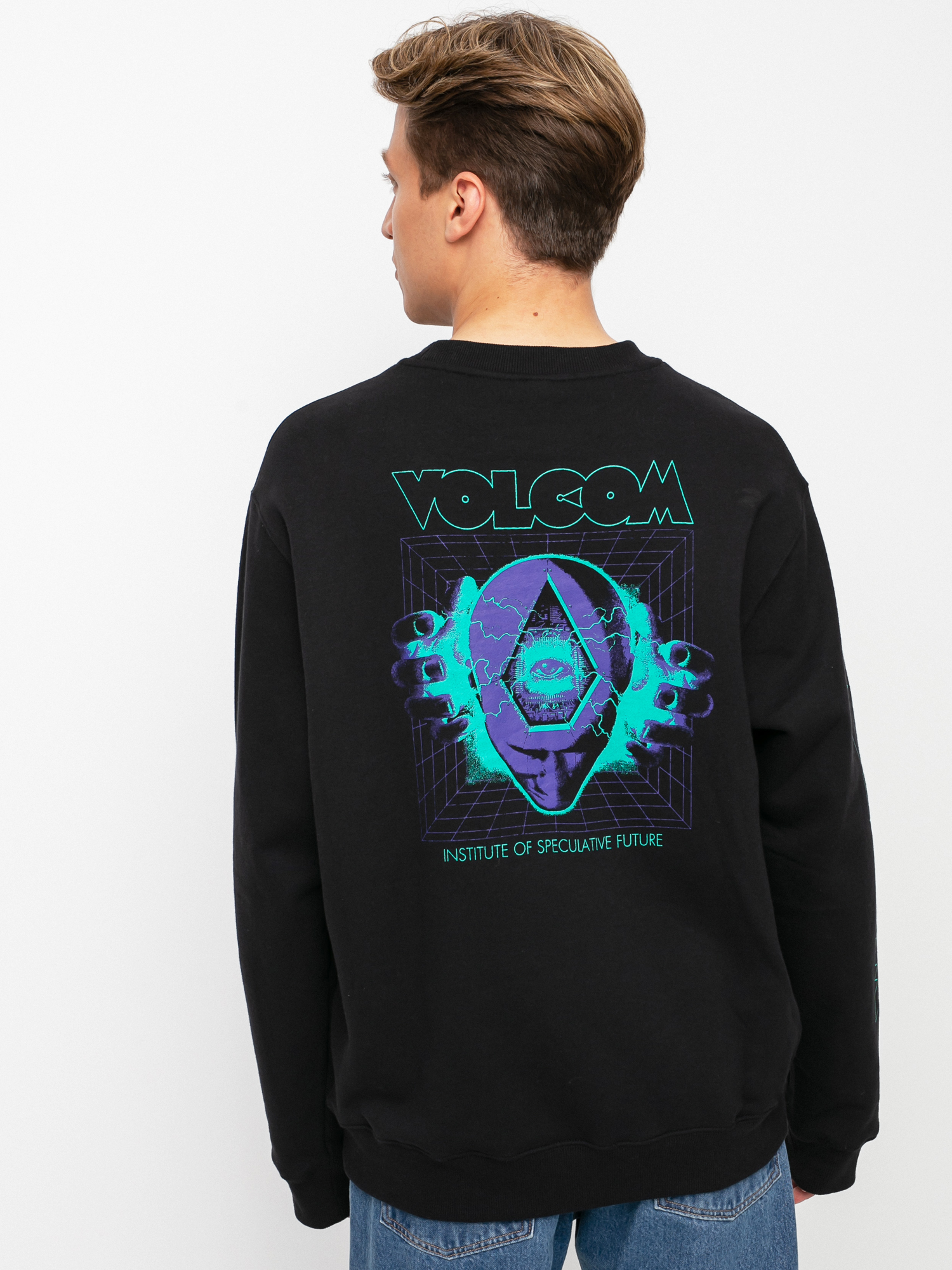 Volcom Fa Max Loeffler Crew Pulóver (black)