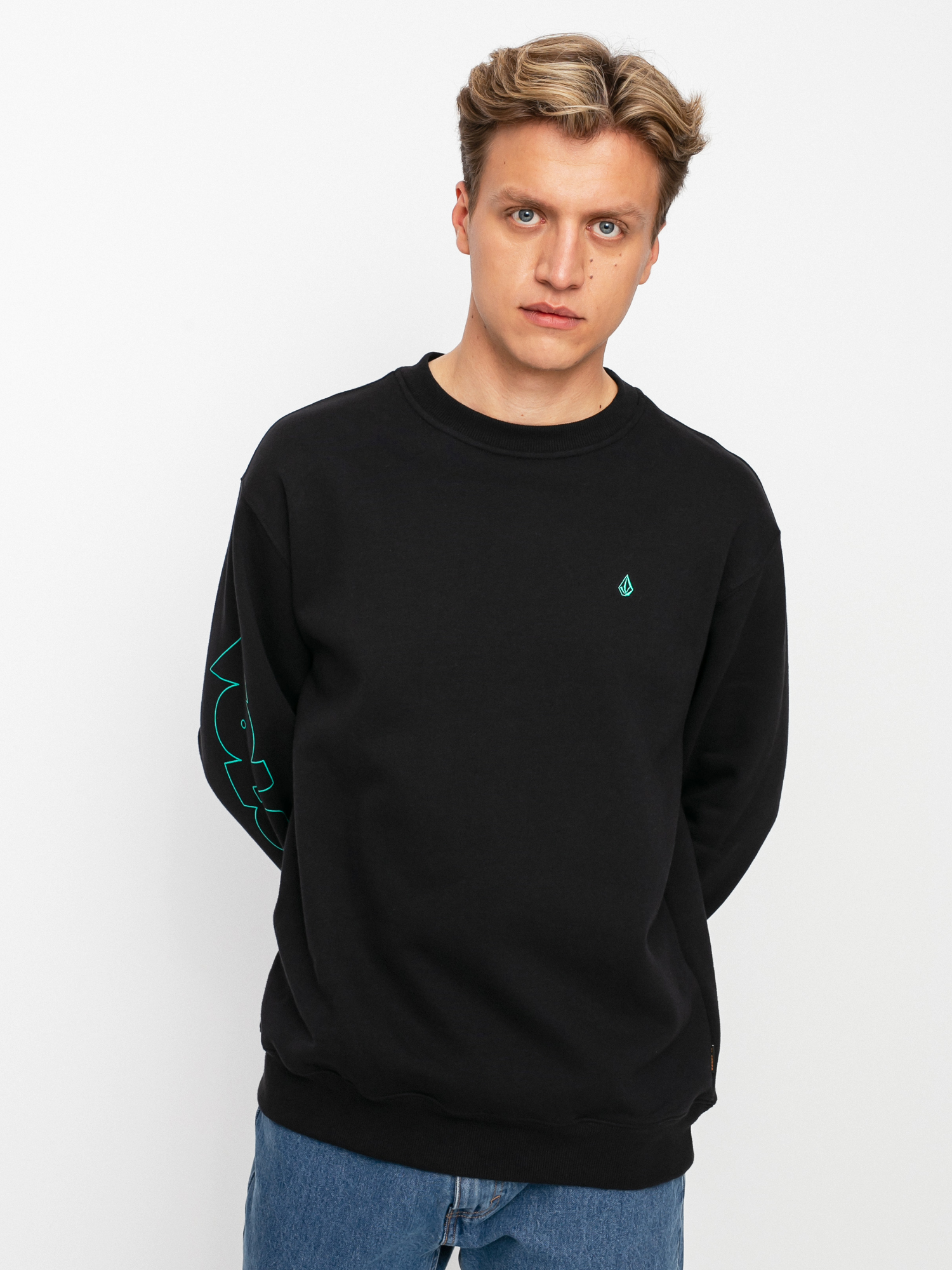 Volcom Fa Max Loeffler Crew Pulóver (black)
