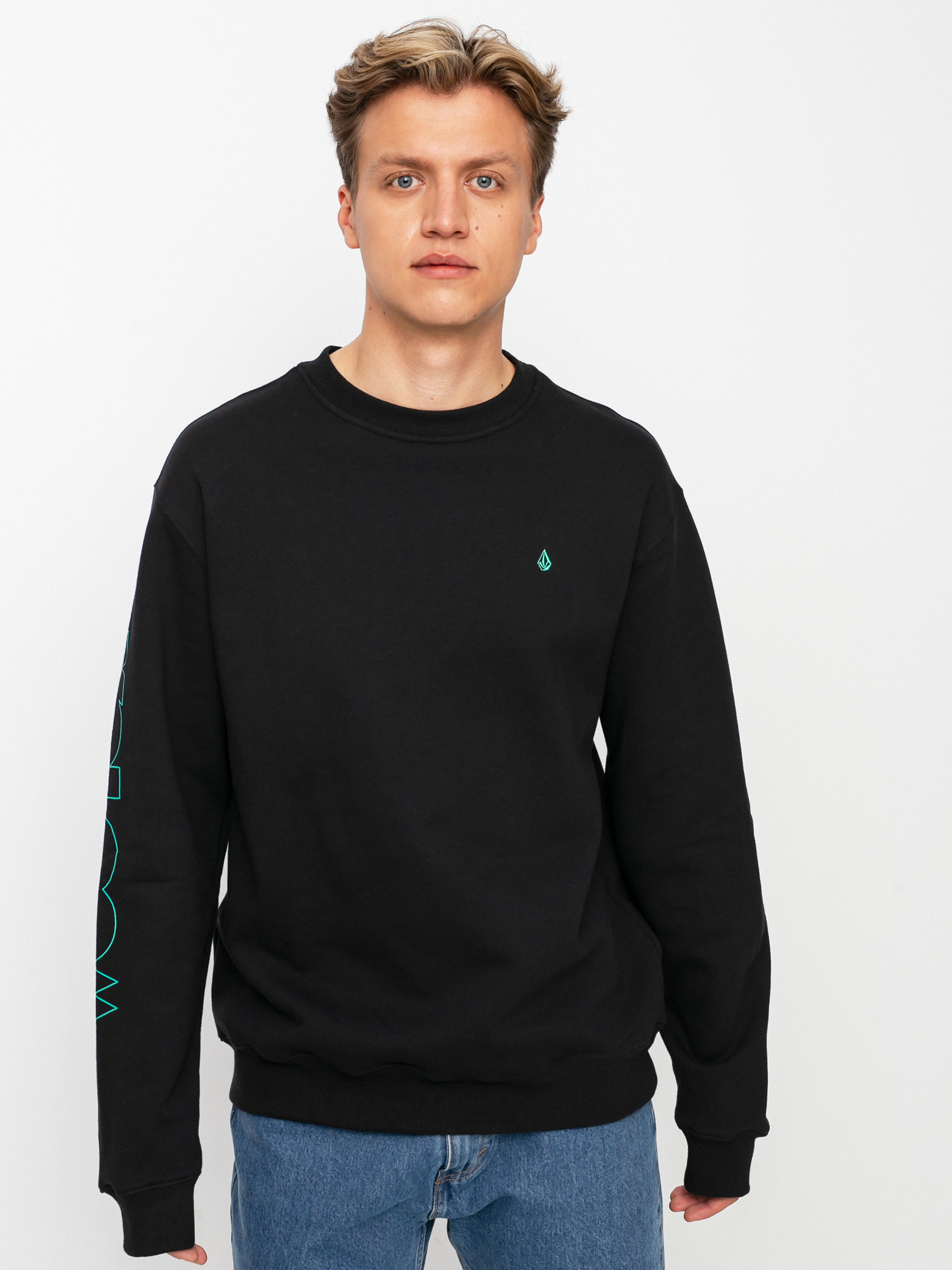 Volcom Fa Max Loeffler Crew Pulóver (black)