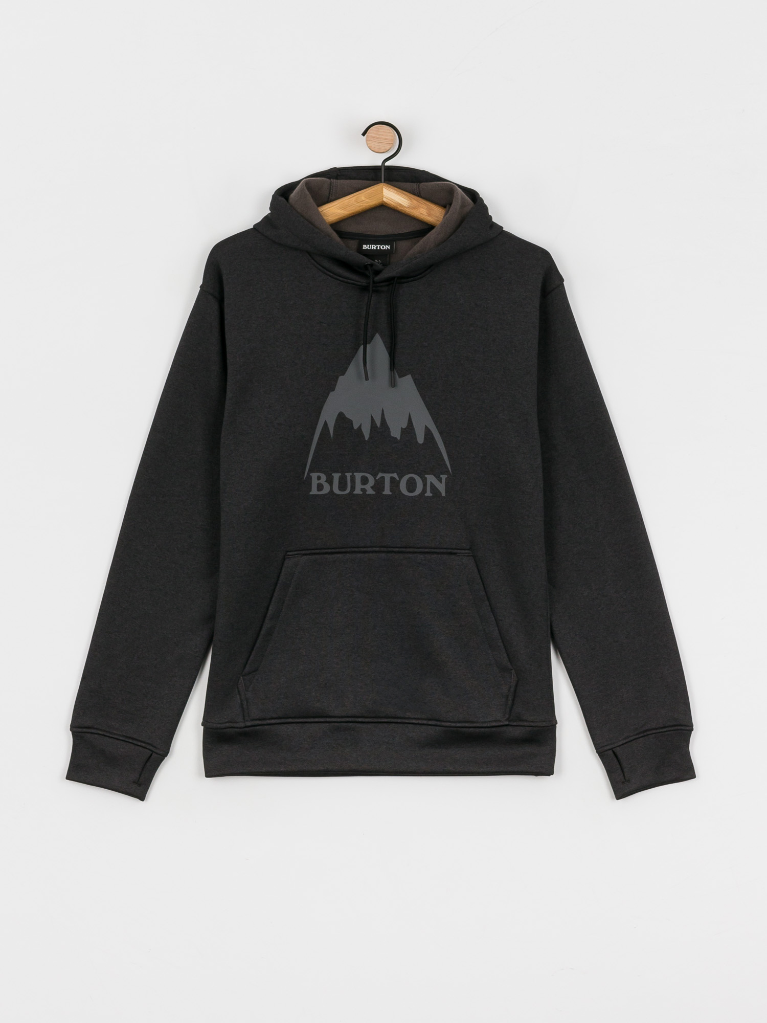 Férfi Burton Oak HD Thermo pulóver (true black heather)