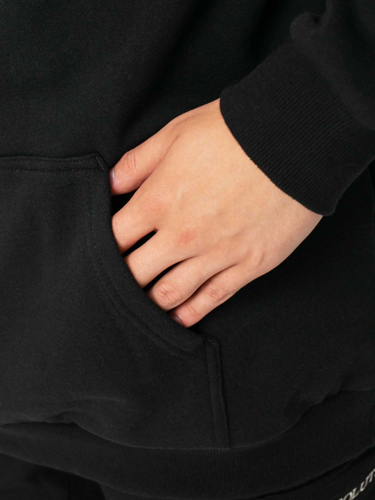 Brixton Crest HD Kapucnis pulóver (black/caramel/white)