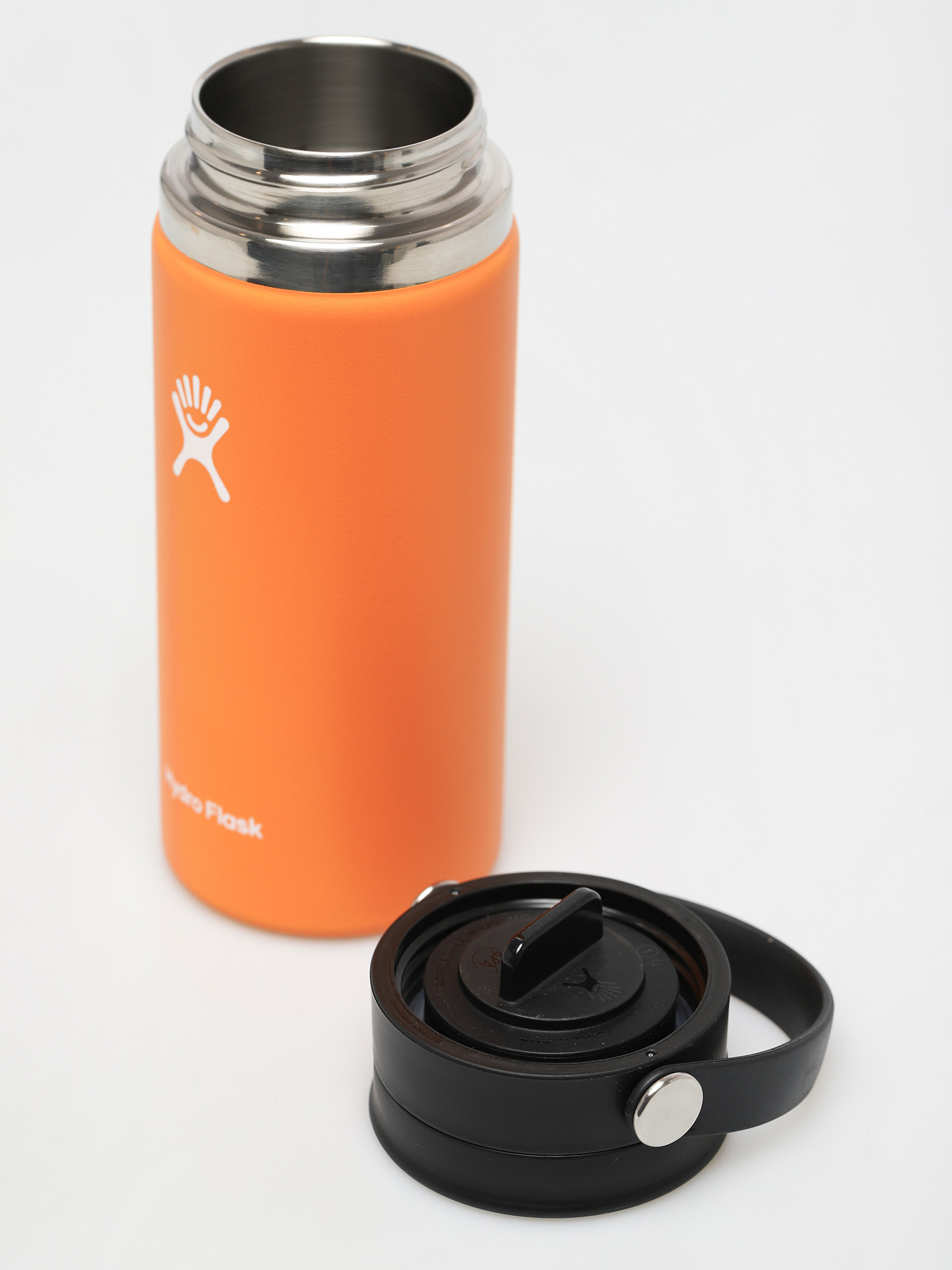 Hydro Flask Butelka Wide Mouth Flex Slip Lid 473ml Termikus bögre (clementine)