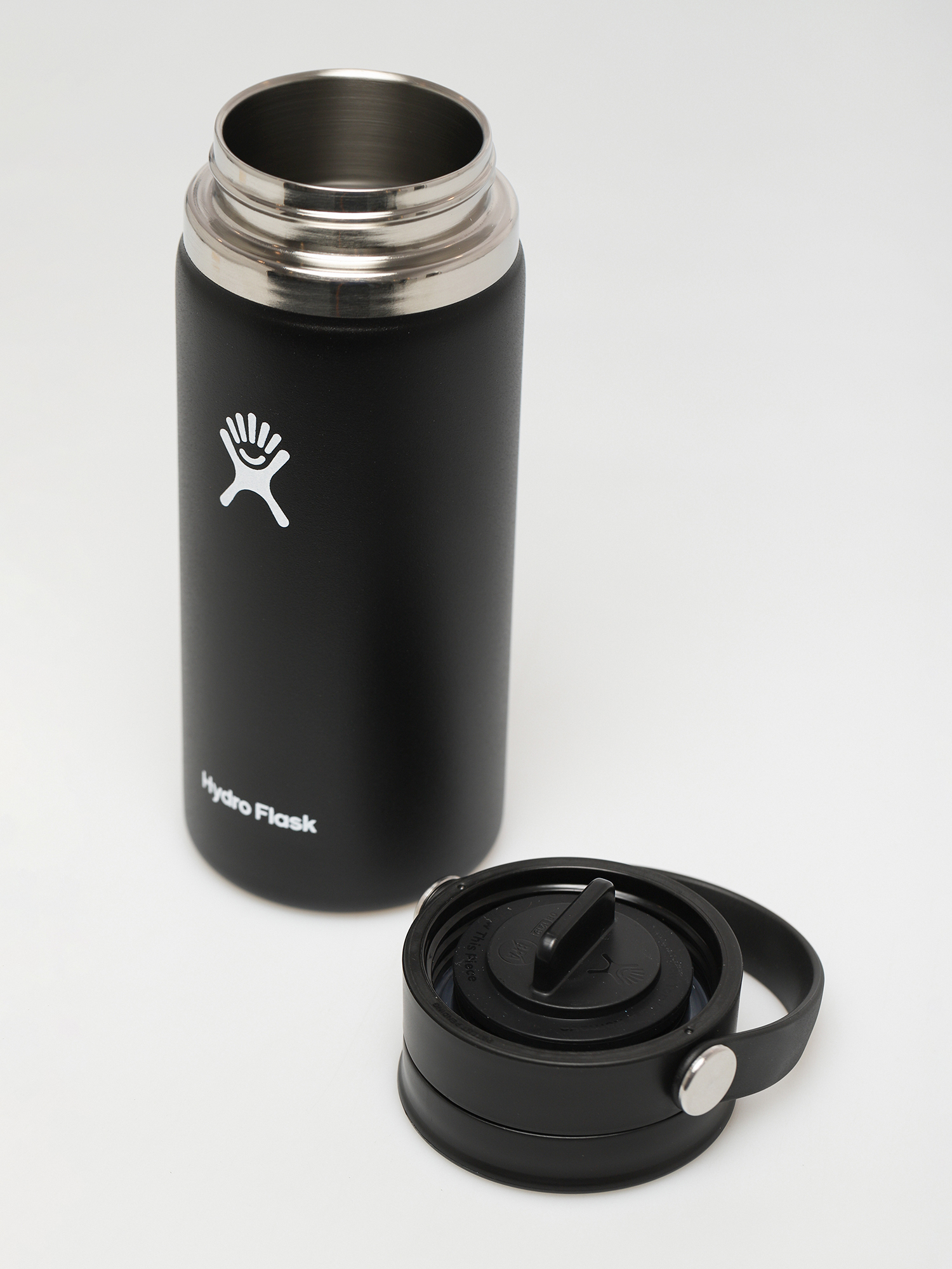 Hydro Flask Butelka Wide Mouth Flex Slip Lid 473ml Termikus bögre (black)