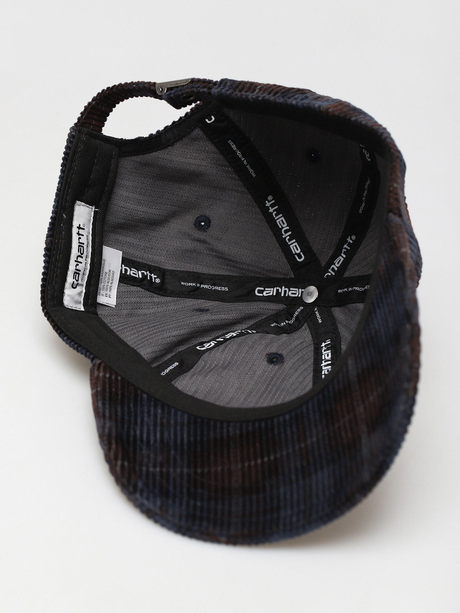 Carhartt WIP Harlem Baseball sapka (breck check print tobacco/icesheet)