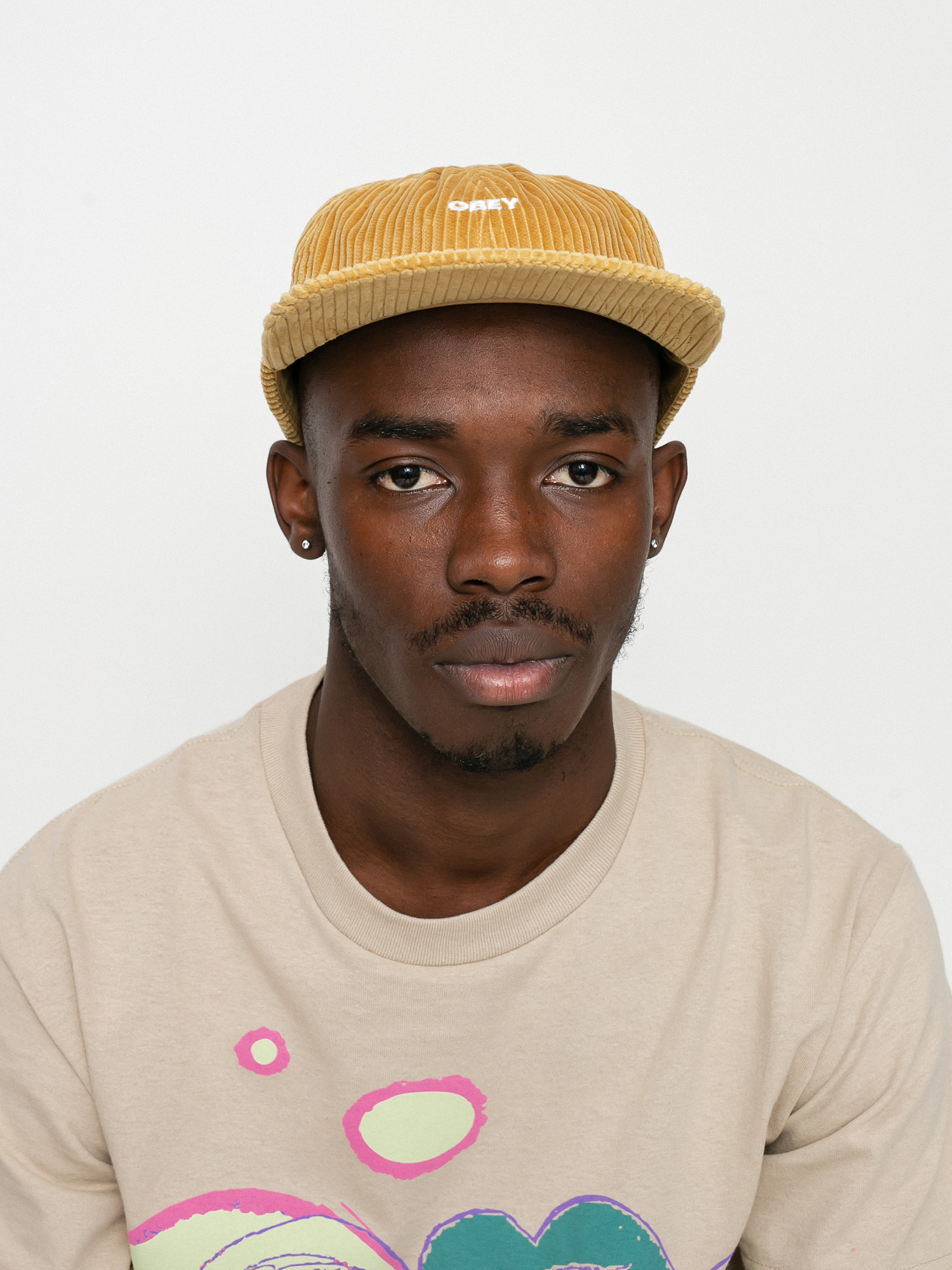 OBEY Bold Cord 6 Baseball sapka (khaki)