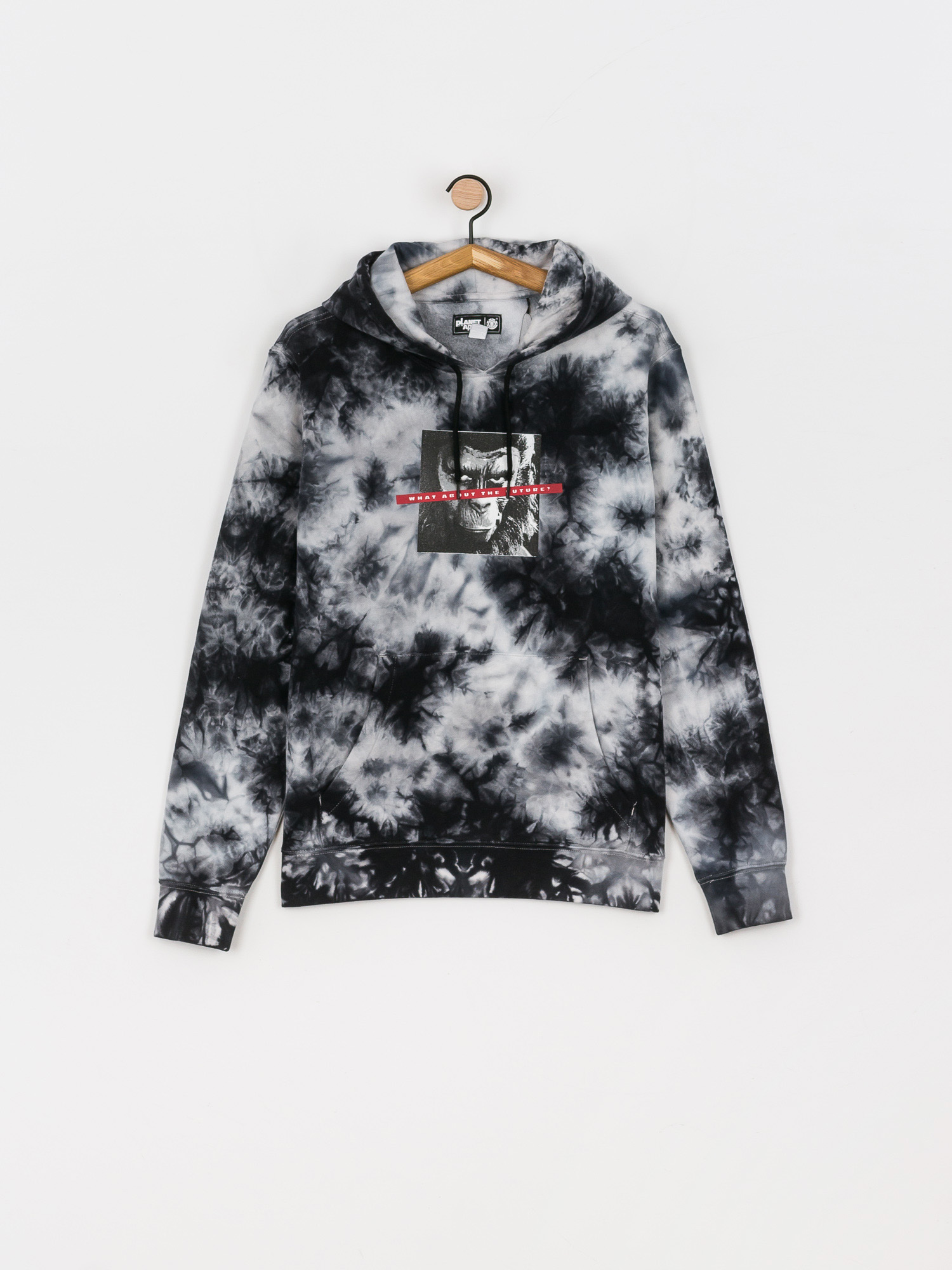 Element Pota Crusade HD Kapucnis pulóver (black white)