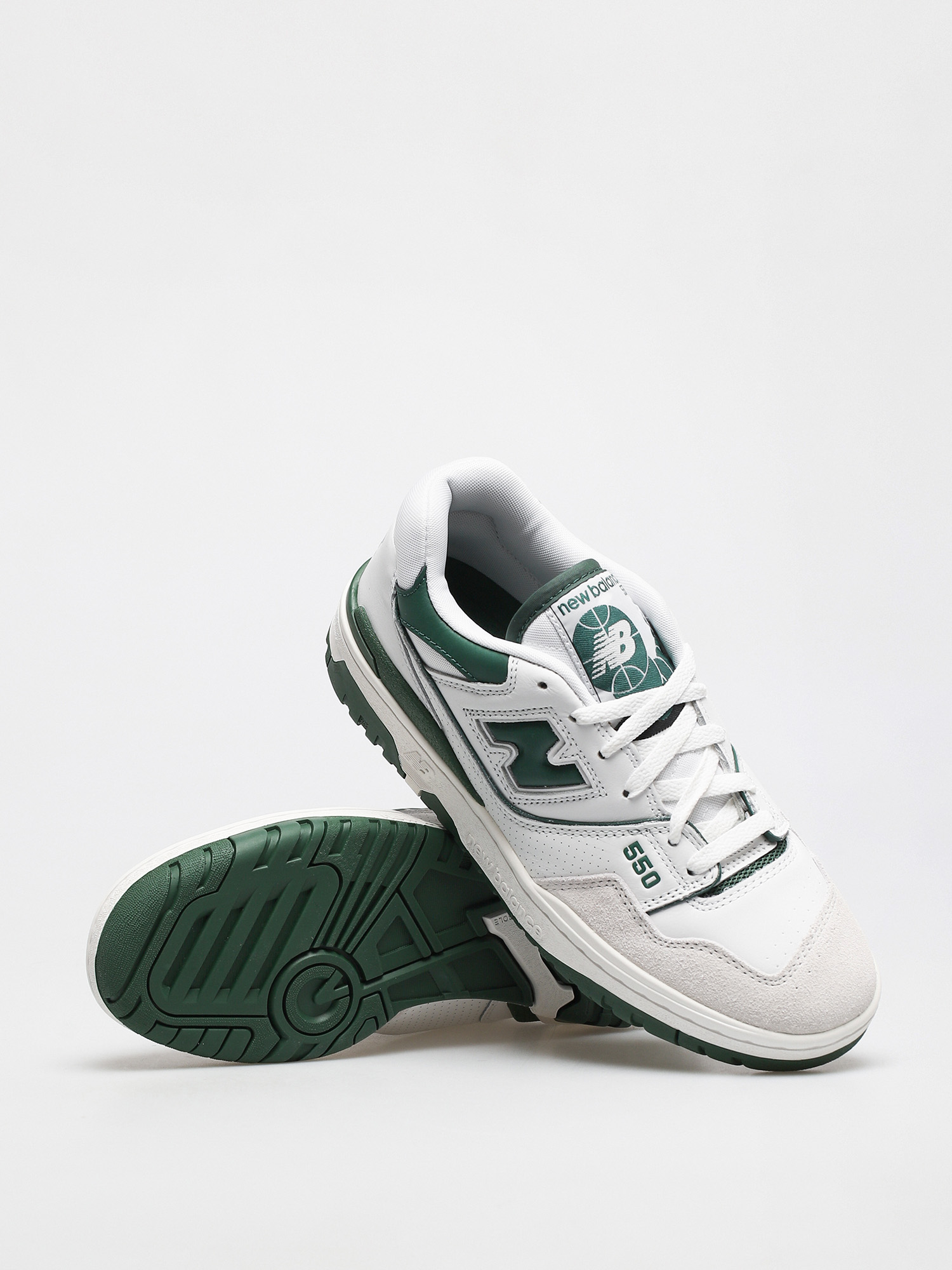 New Balance 550 Cipők (white green)