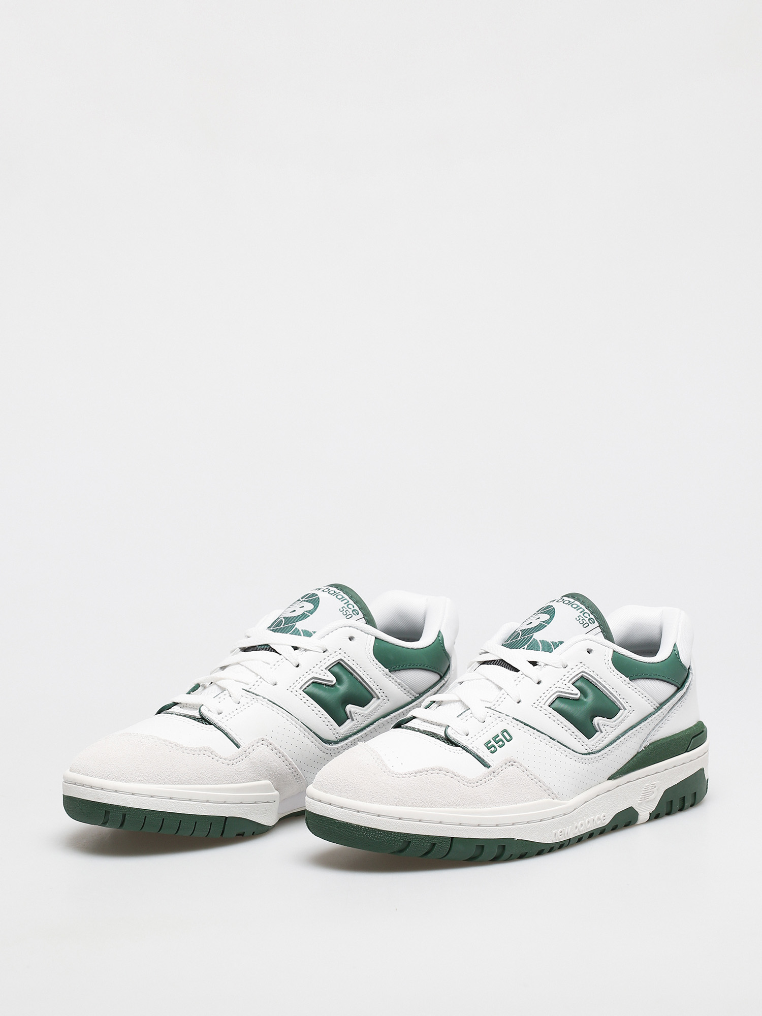 New Balance 550 Cipők (white green)