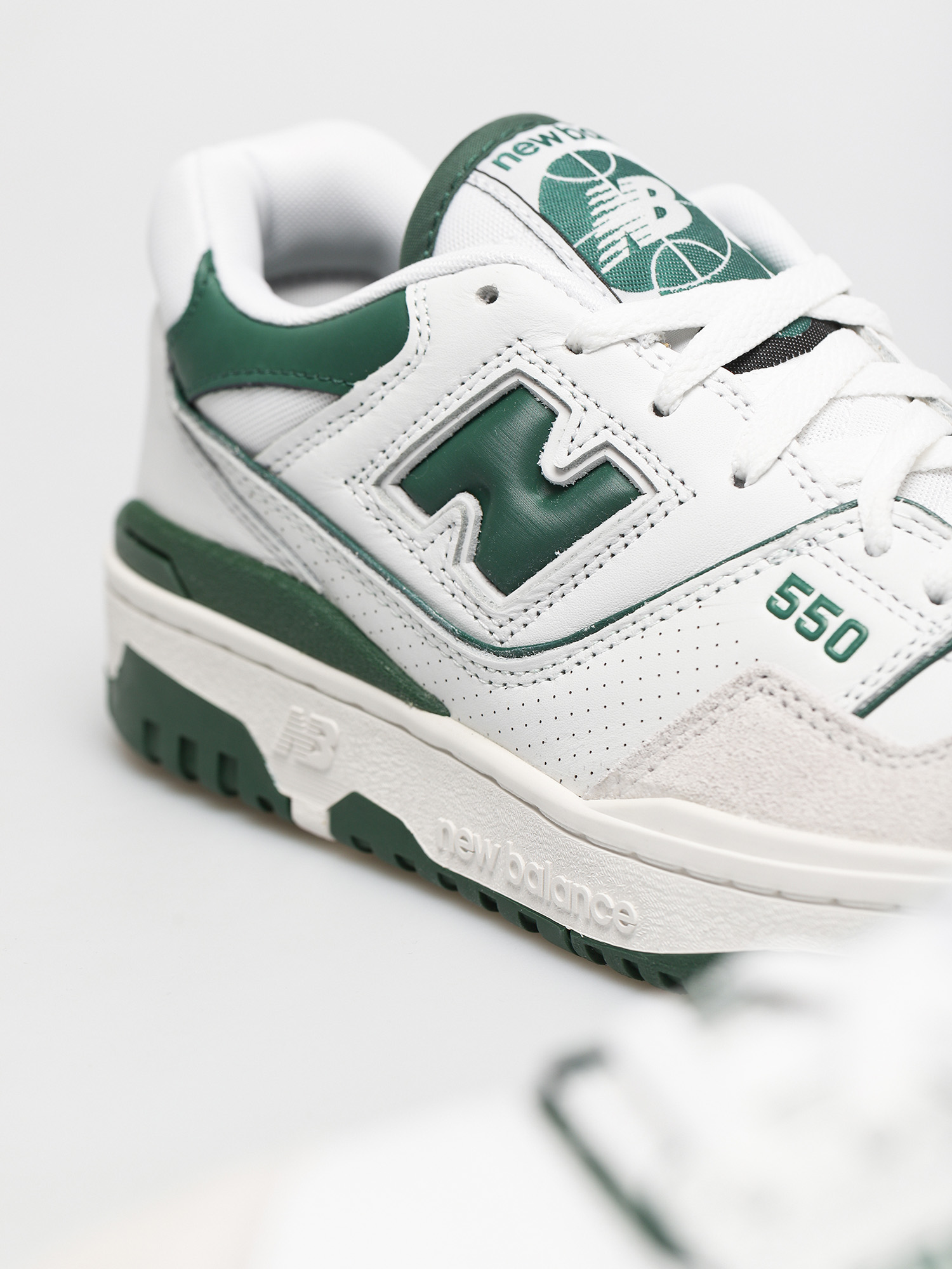 New Balance 550 Cipők (white green)
