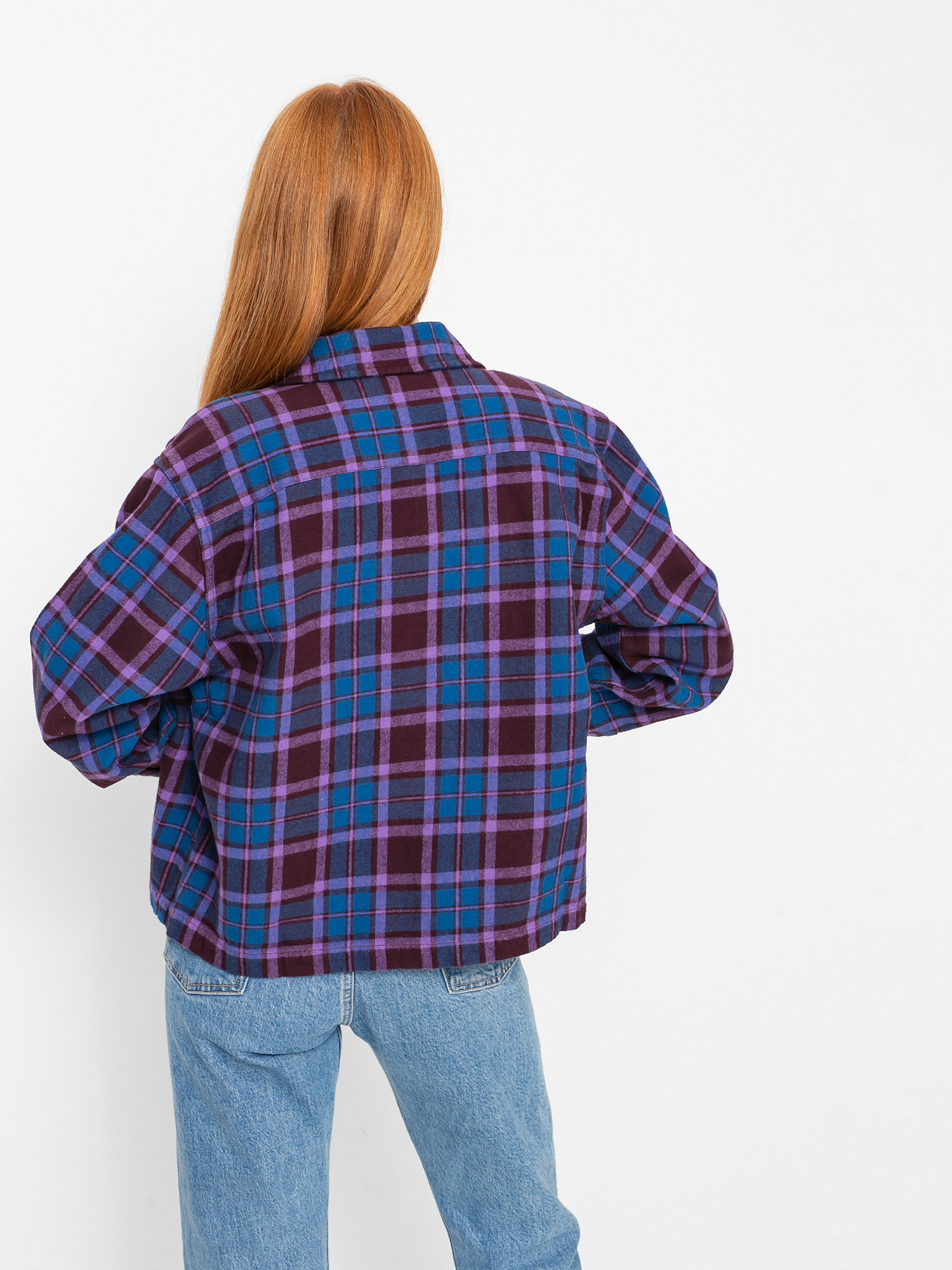 OBEY Camille Flannel Ing Wmn (brown multi)