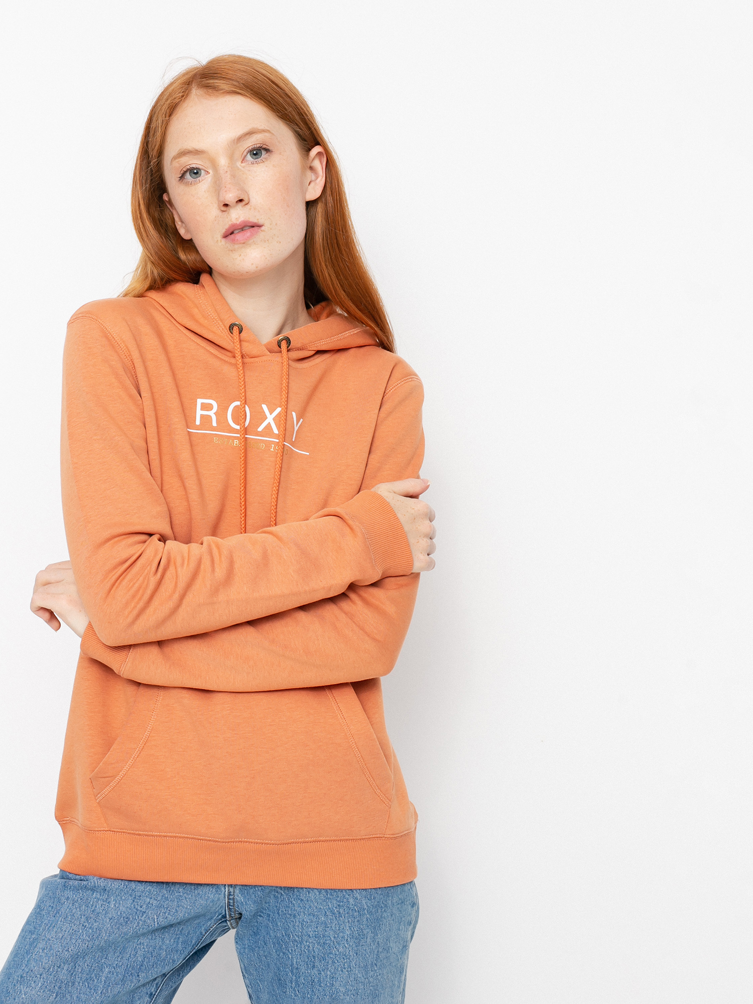 Roxy Day Breaks Brushed A HD Kapucnis pulóver Wmn (sunburn)