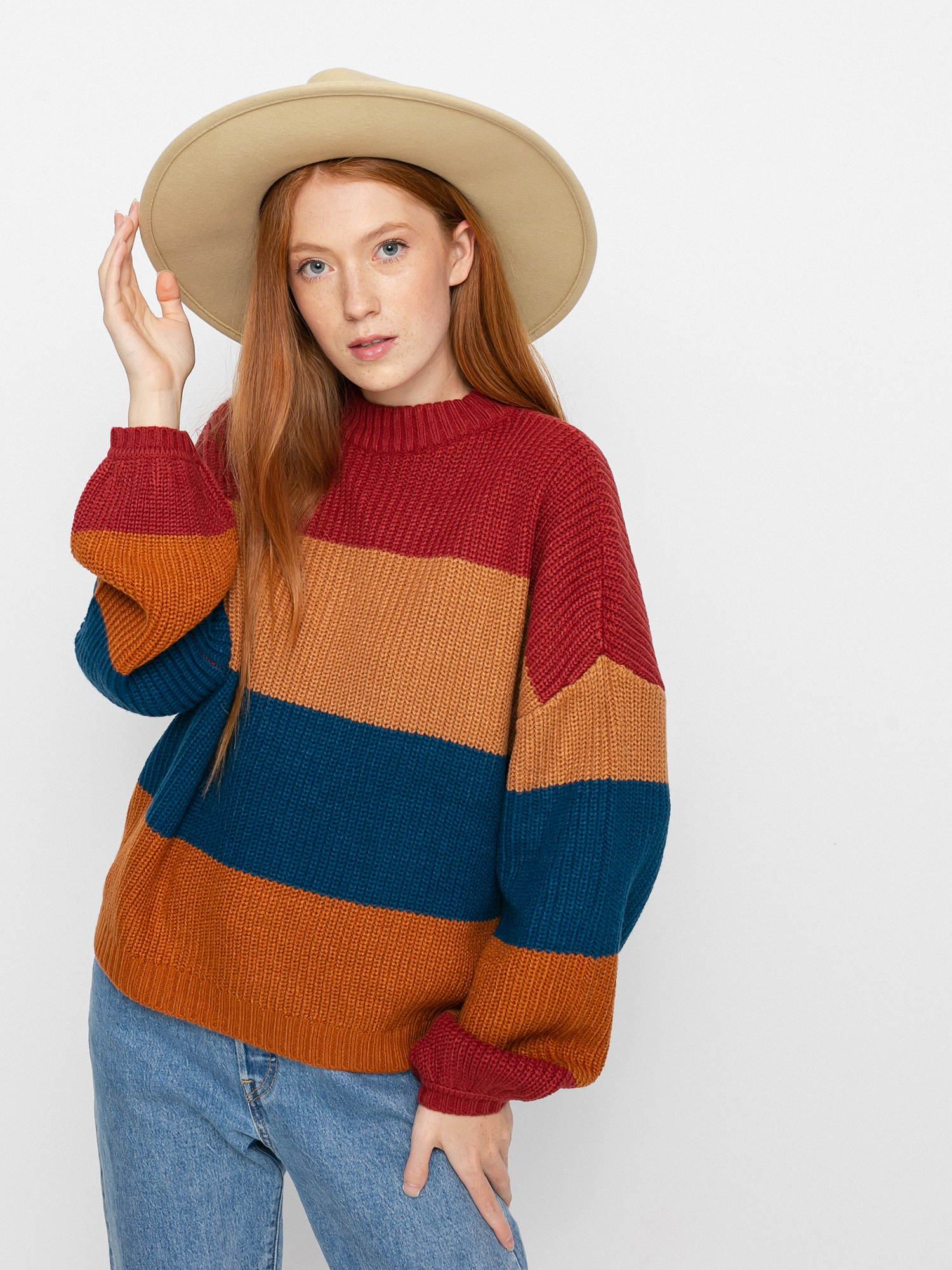 Brixton Madero Sweater Pulóver Wmn (lion)