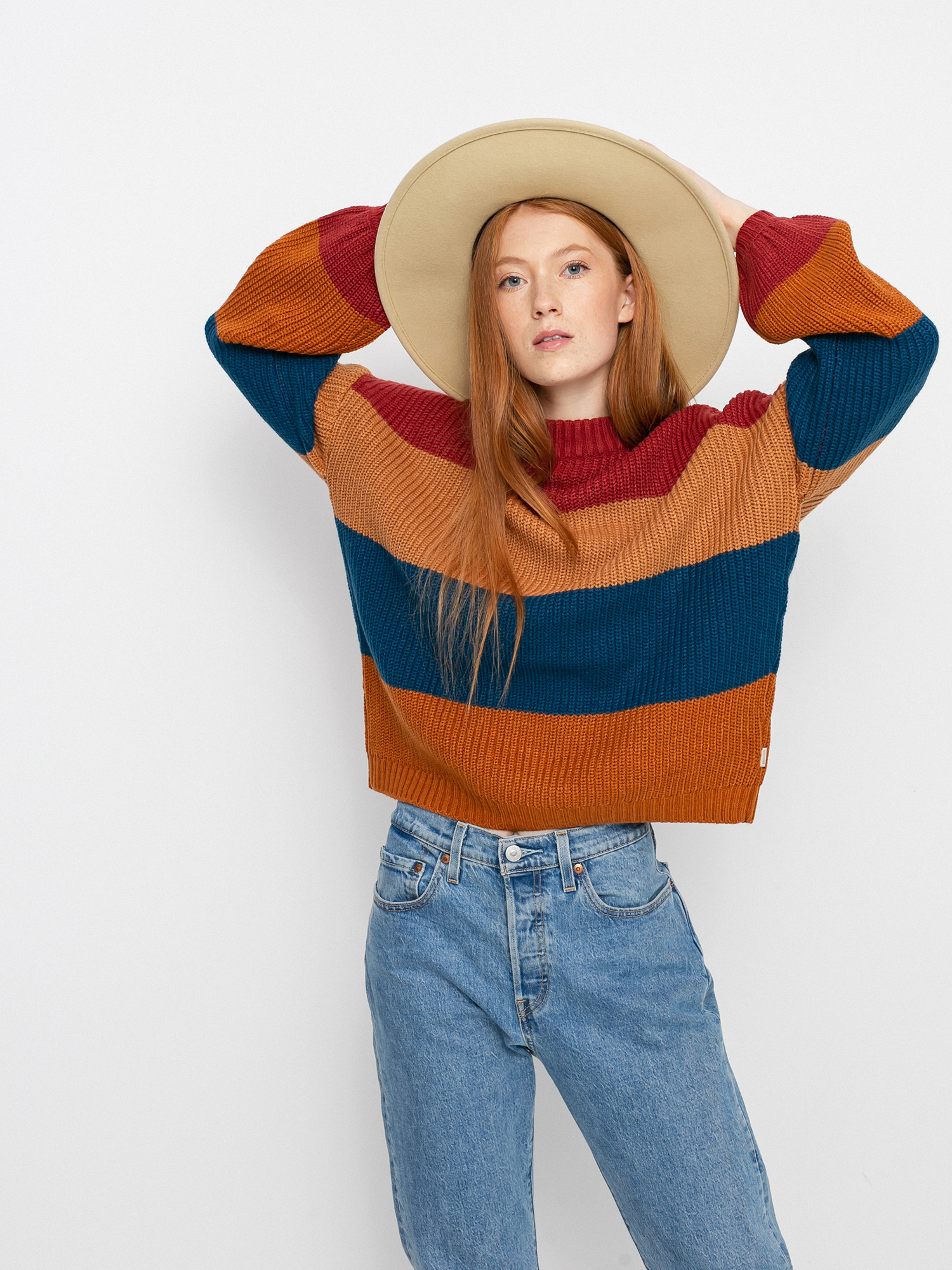 Brixton Madero Sweater Pulóver Wmn (lion)