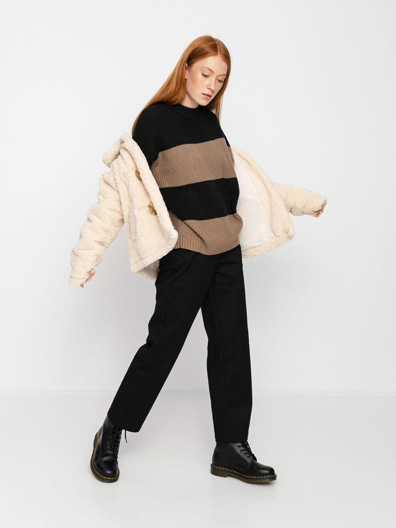 Brixton Madero Sweater Pulóver Wmn (twig)