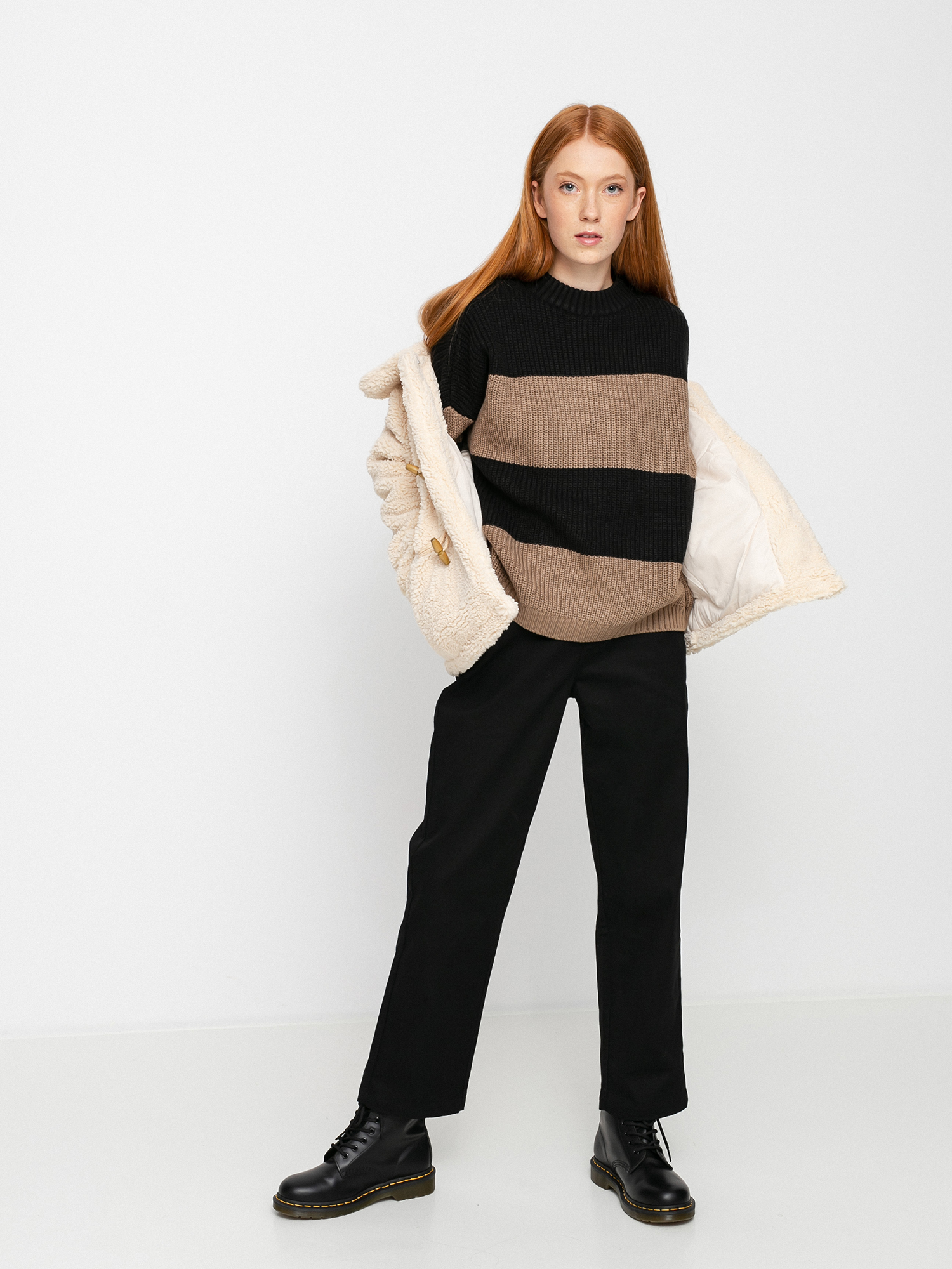 Brixton Madero Sweater Pulóver Wmn (twig)