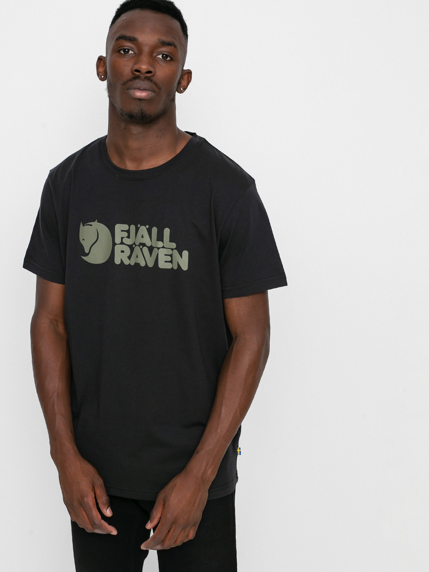 Fjallraven Logo póló (black)