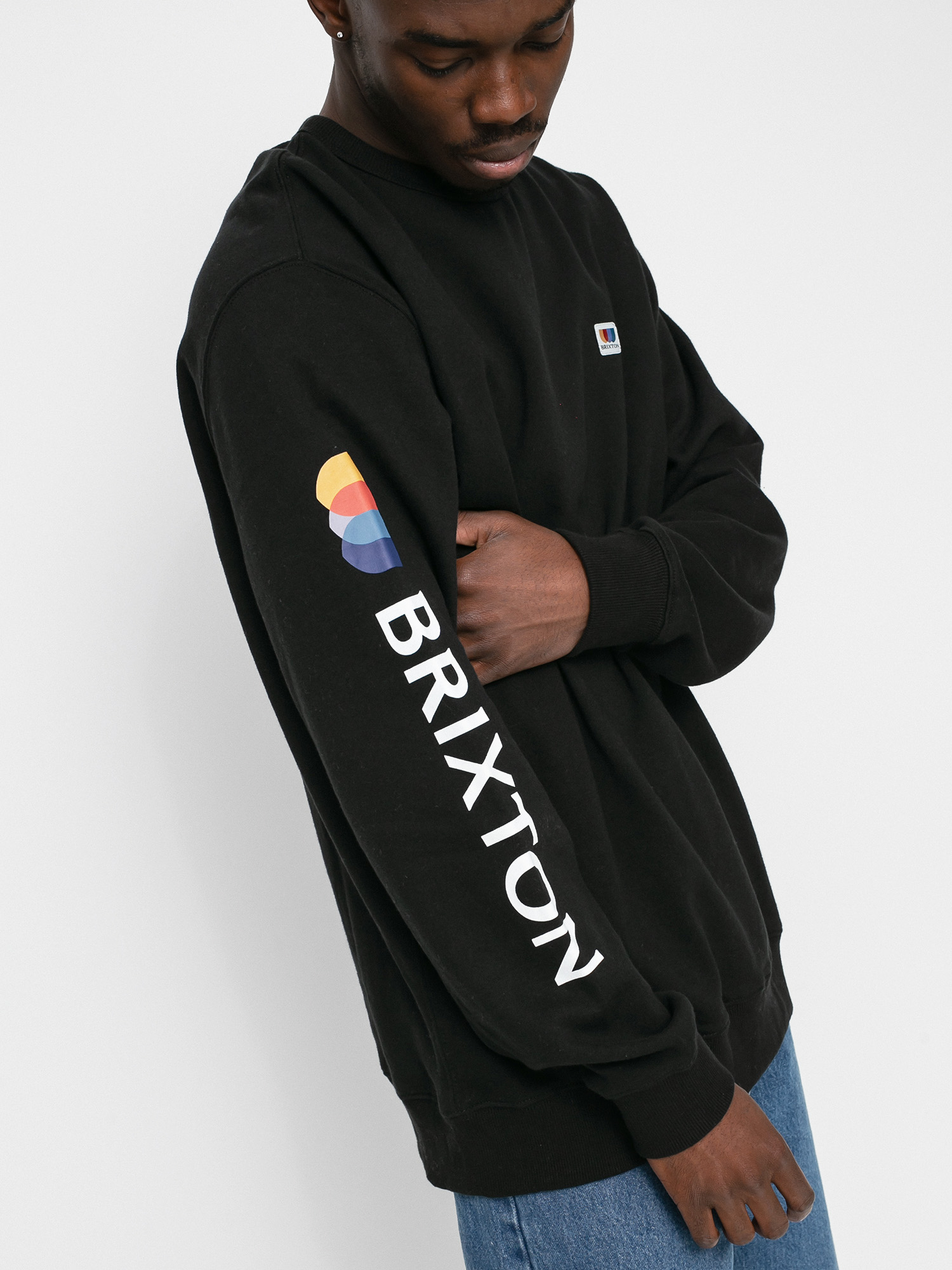 Brixton Alton Crew Pulóver (black)